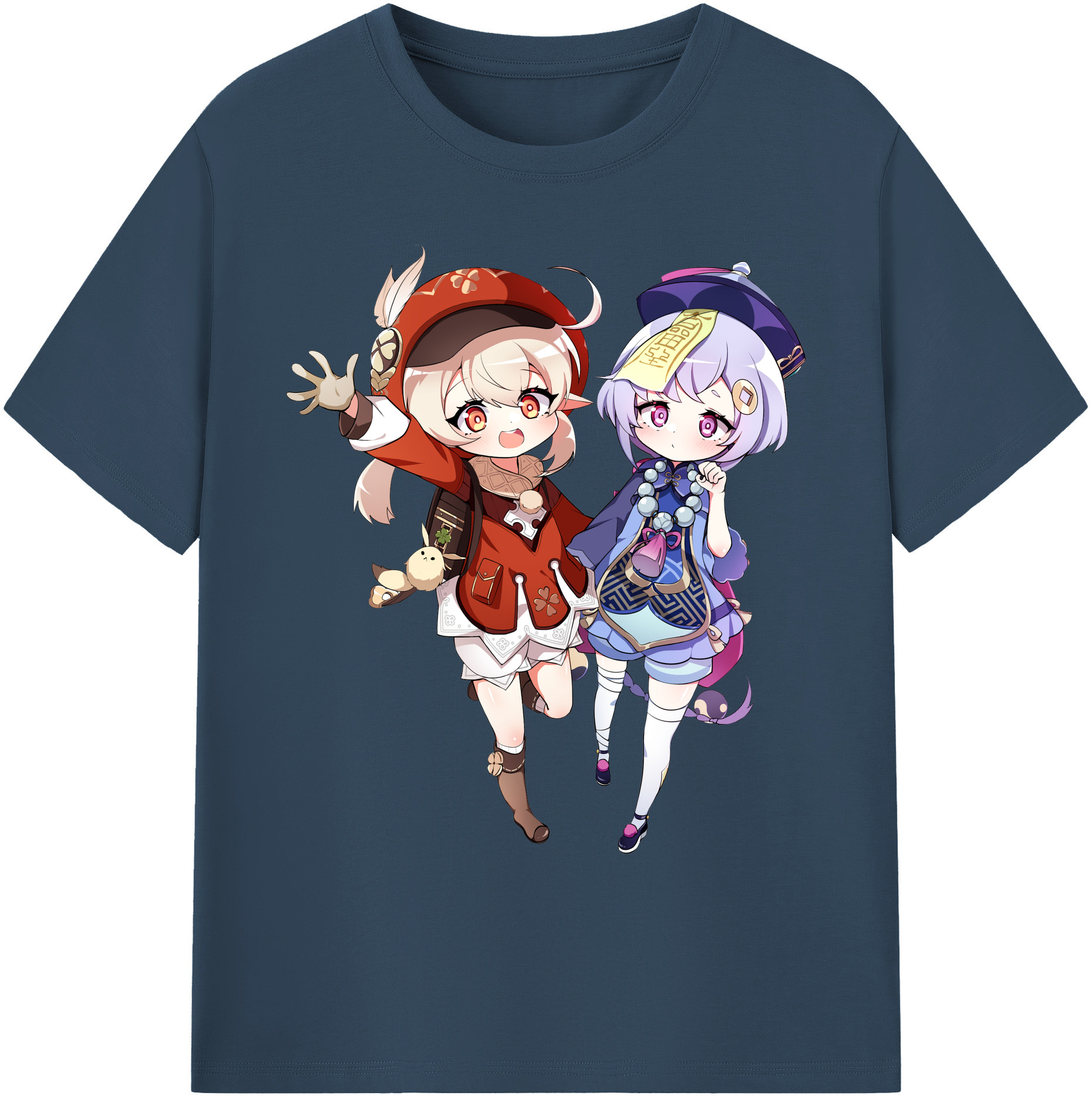 げんし神 七七 なな  genshin Nana 綿100％ メンズ半袖Tシャツ｜肌触りやわらか＆通気性