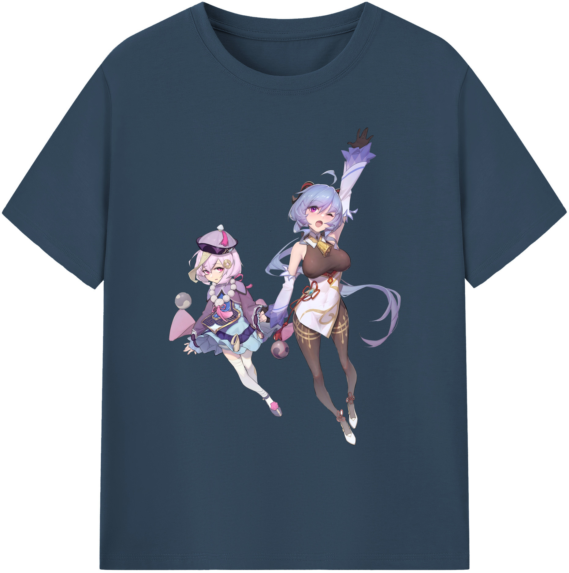 げんし神 七七 なな  genshin Nana 綿100％ メンズ半袖Tシャツ｜肌触りやわらか＆通気性