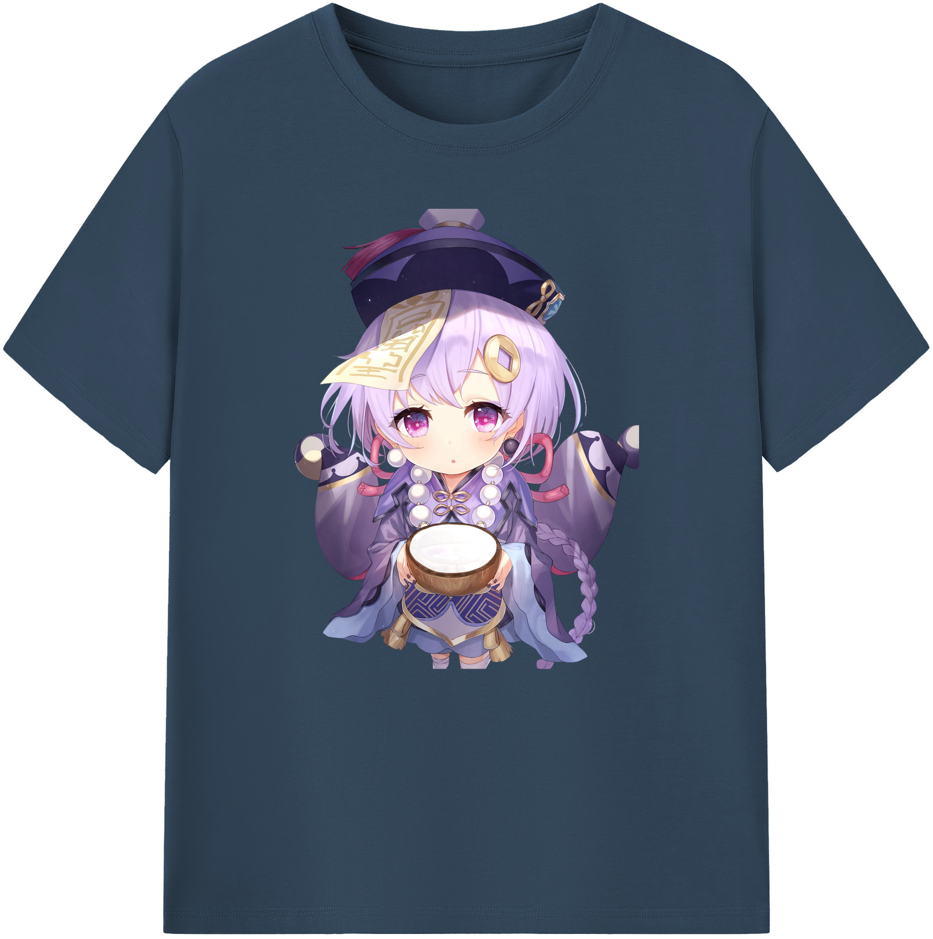 げんし神 七七 なな  genshin Nana 綿100％ メンズ半袖Tシャツ｜肌触りやわらか＆通気性