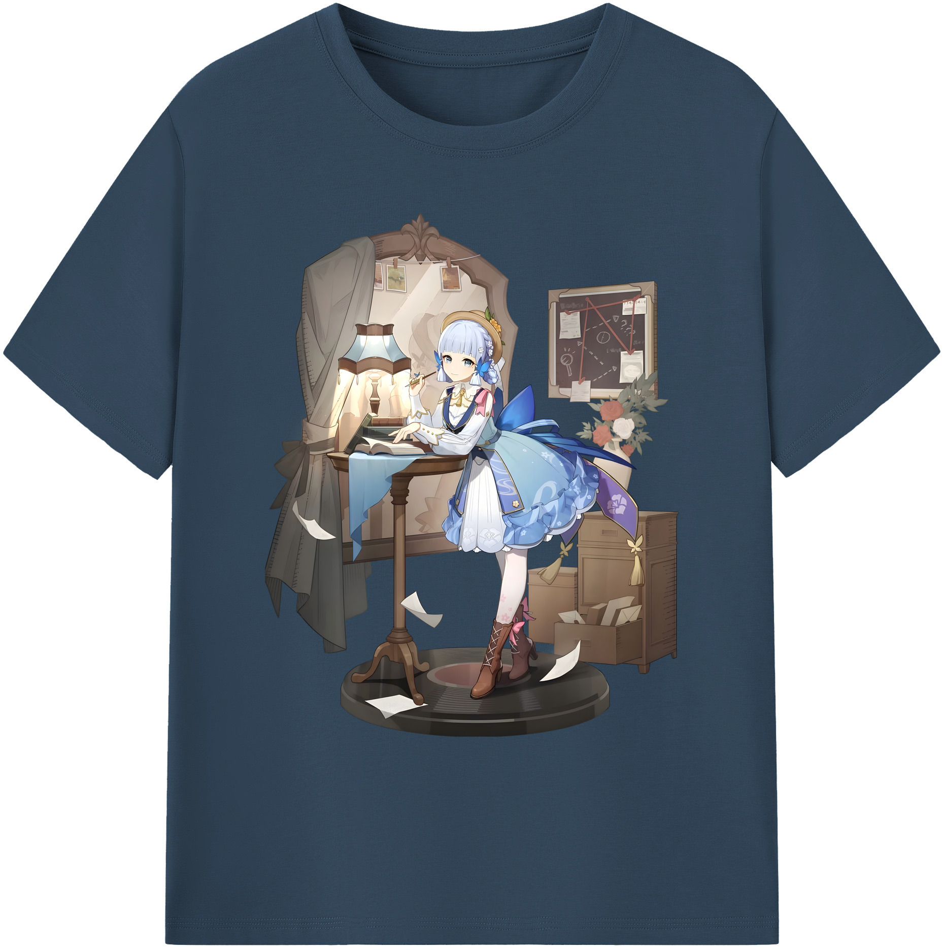 げんし神 神里綾華 神宮寺レン genshin Kamimiya Ren 綿100％ メンズ半袖Tシャツ｜肌触りやわらか＆通気性
