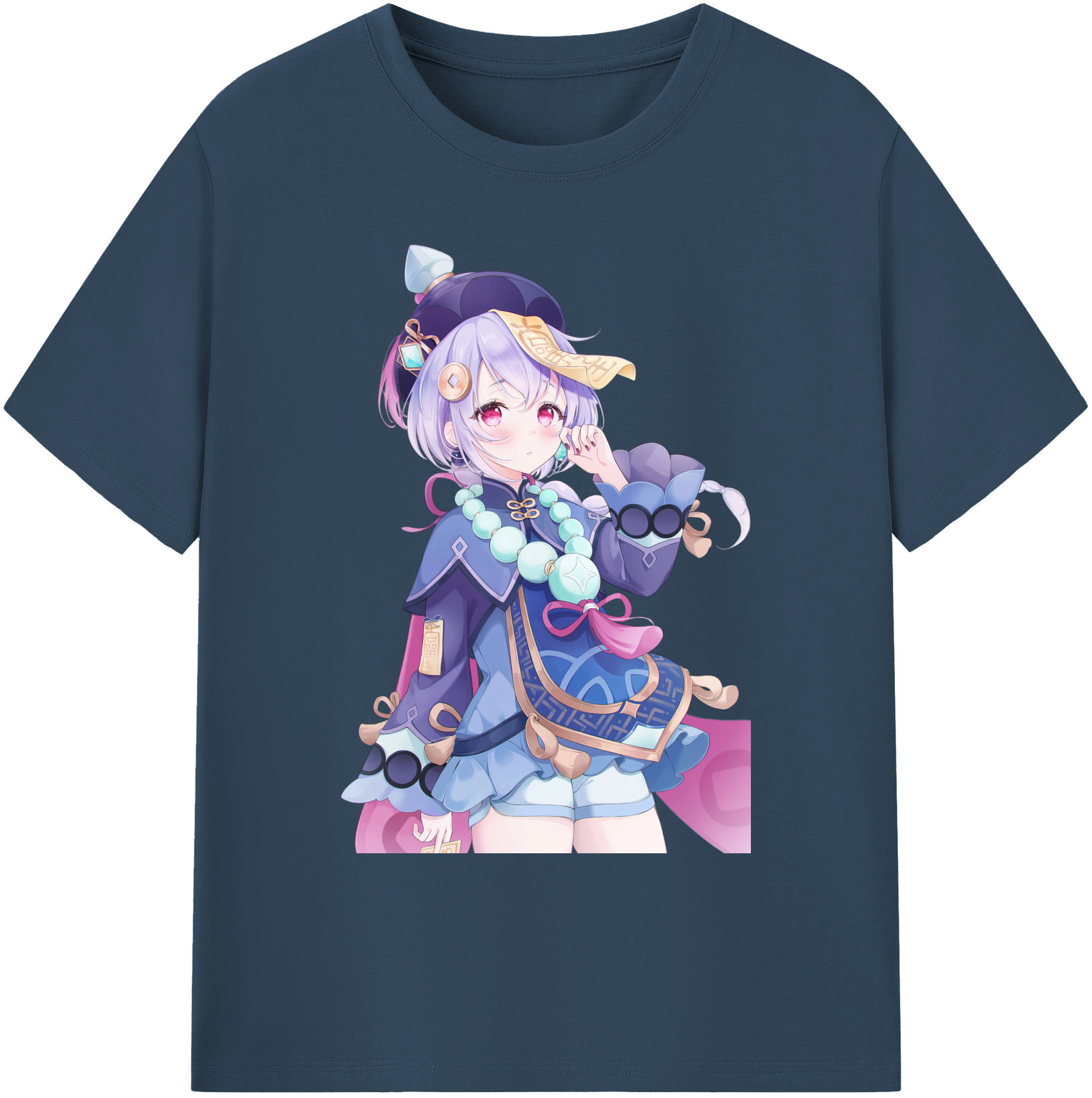 げんし神 七七 なな  genshin Nana 綿100％ メンズ半袖Tシャツ｜肌触りやわらか＆通気性