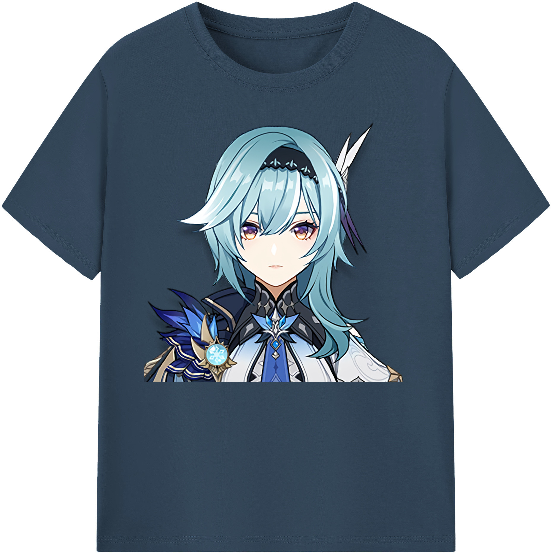 げんし神 优菈 ゆうら genshin Yūra 綿100％ メンズ半袖Tシャツ｜肌触りやわらか＆通気性