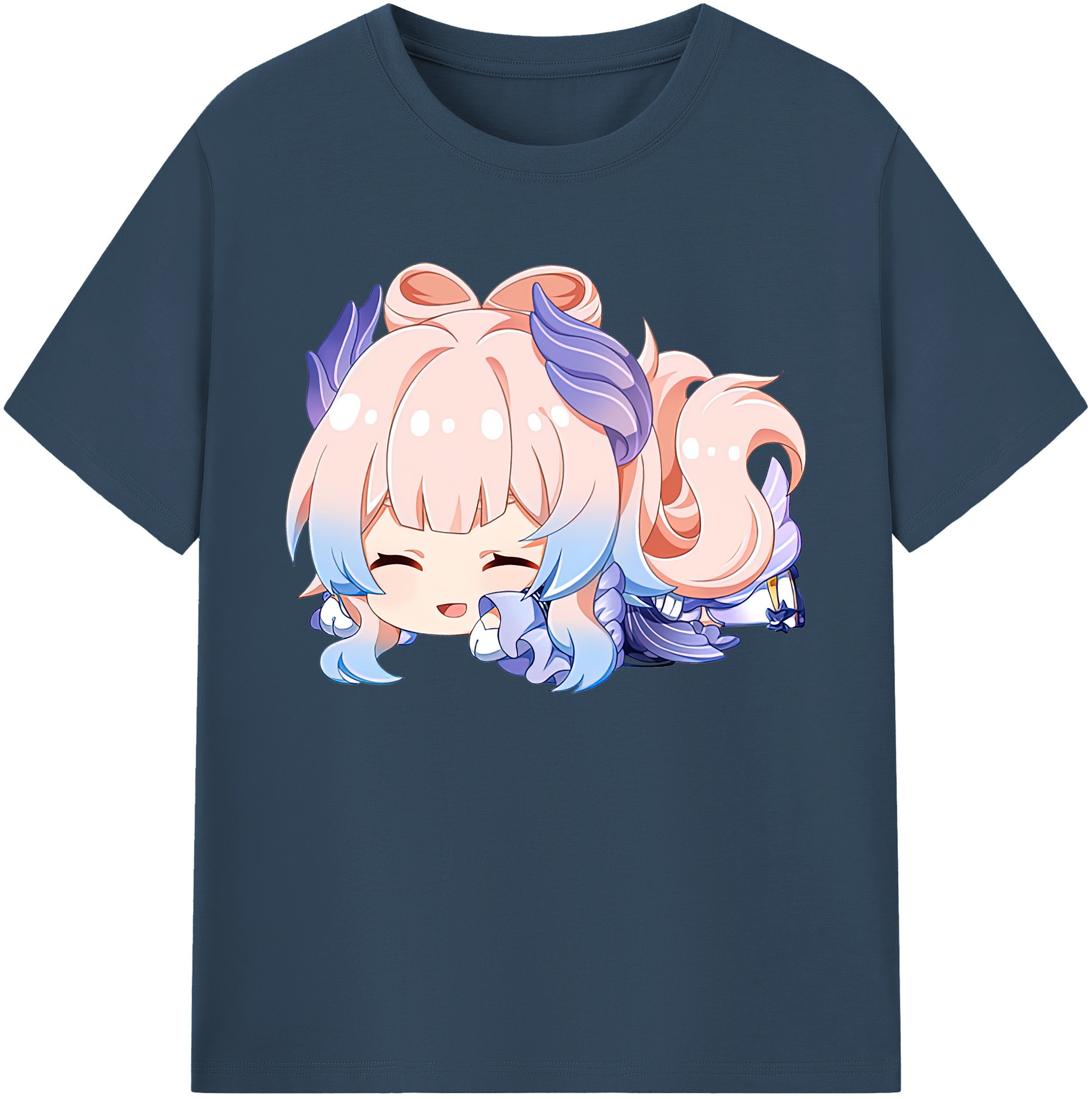 げんし神 珊瑚宮心海 サンゴノミヤ・ココミ genshin Sangonomiya Kokomi 綿100％ メンズ半袖Tシャツ｜肌触りやわらか＆通気性