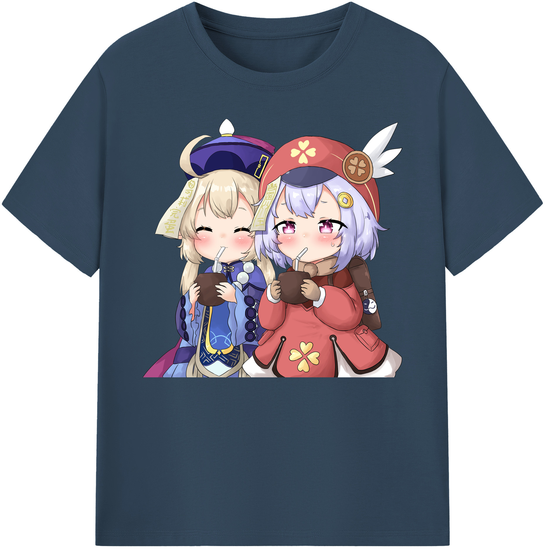 げんし神 七七 なな  genshin Nana 綿100％ メンズ半袖Tシャツ｜肌触りやわらか＆通気性