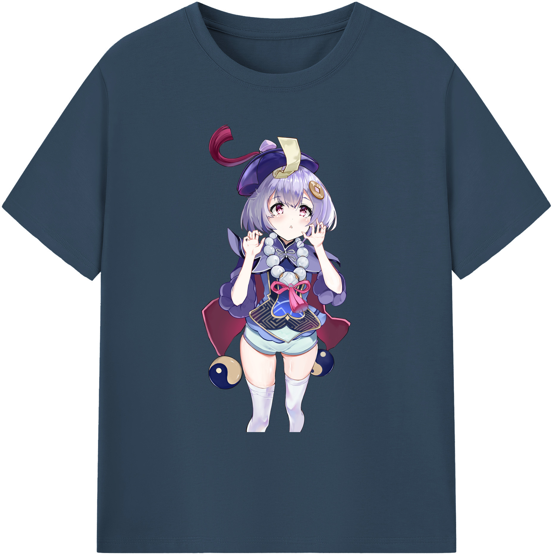 げんし神 七七 なな  genshin Nana 綿100％ メンズ半袖Tシャツ｜肌触りやわらか＆通気性
