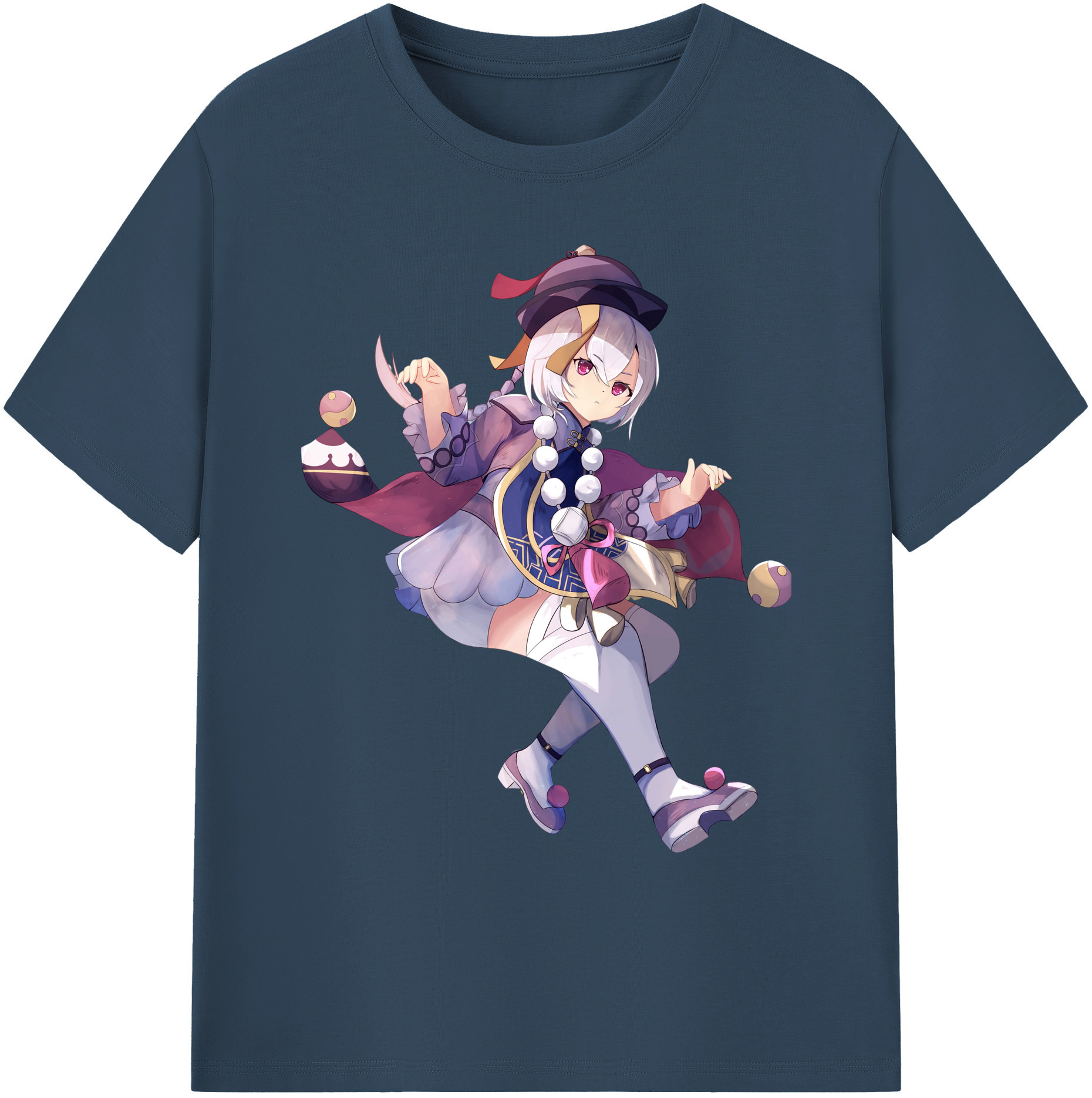 げんし神 七七 なな  genshin Nana 綿100％ メンズ半袖Tシャツ｜肌触りやわらか＆通気性