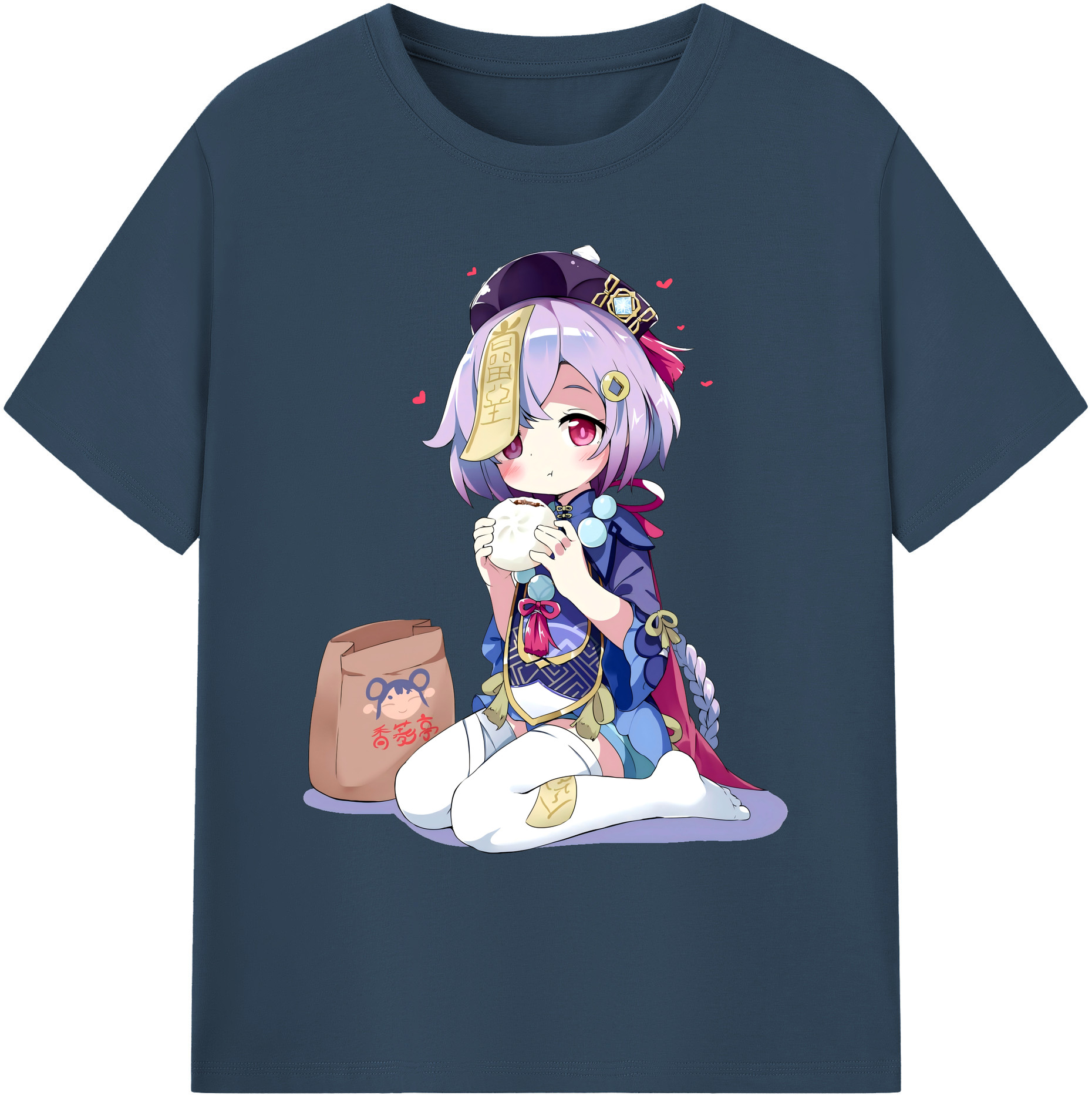 げんし神 七七 なな  genshin Nana 綿100％ メンズ半袖Tシャツ｜肌触りやわらか＆通気性