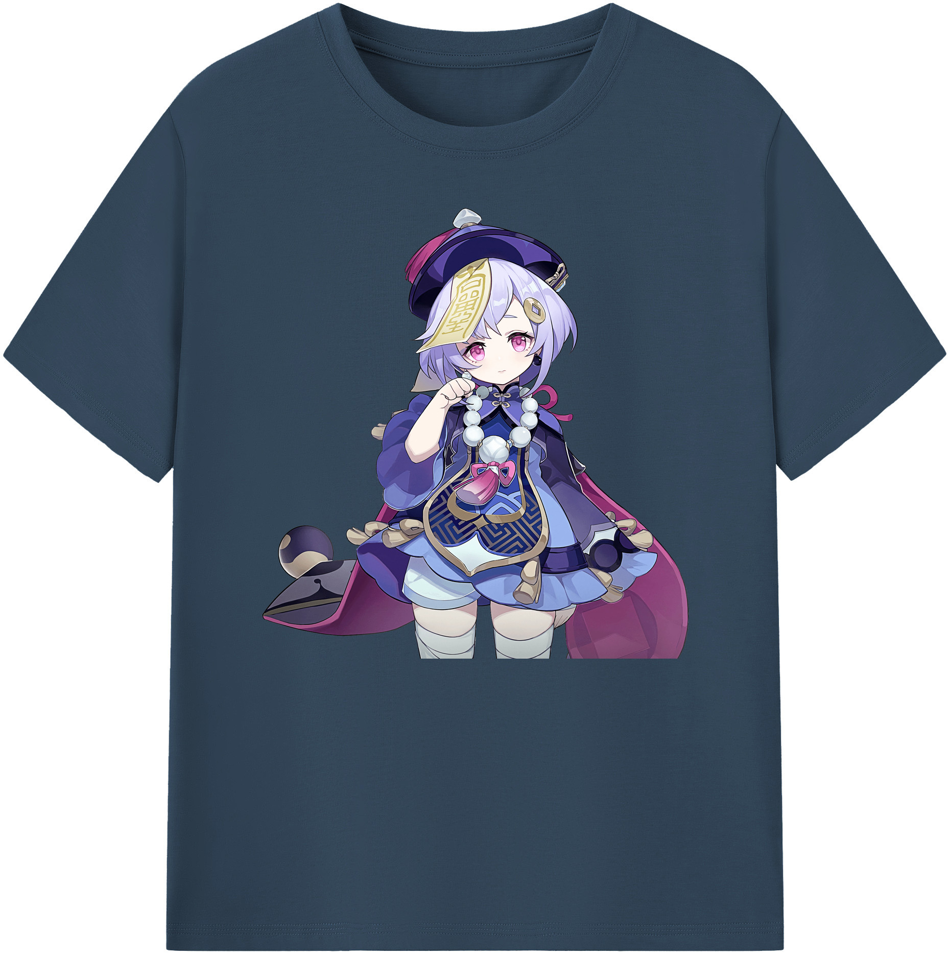 げんし神 七七 なな  genshin Nana 綿100％ メンズ半袖Tシャツ｜肌触りやわらか＆通気性