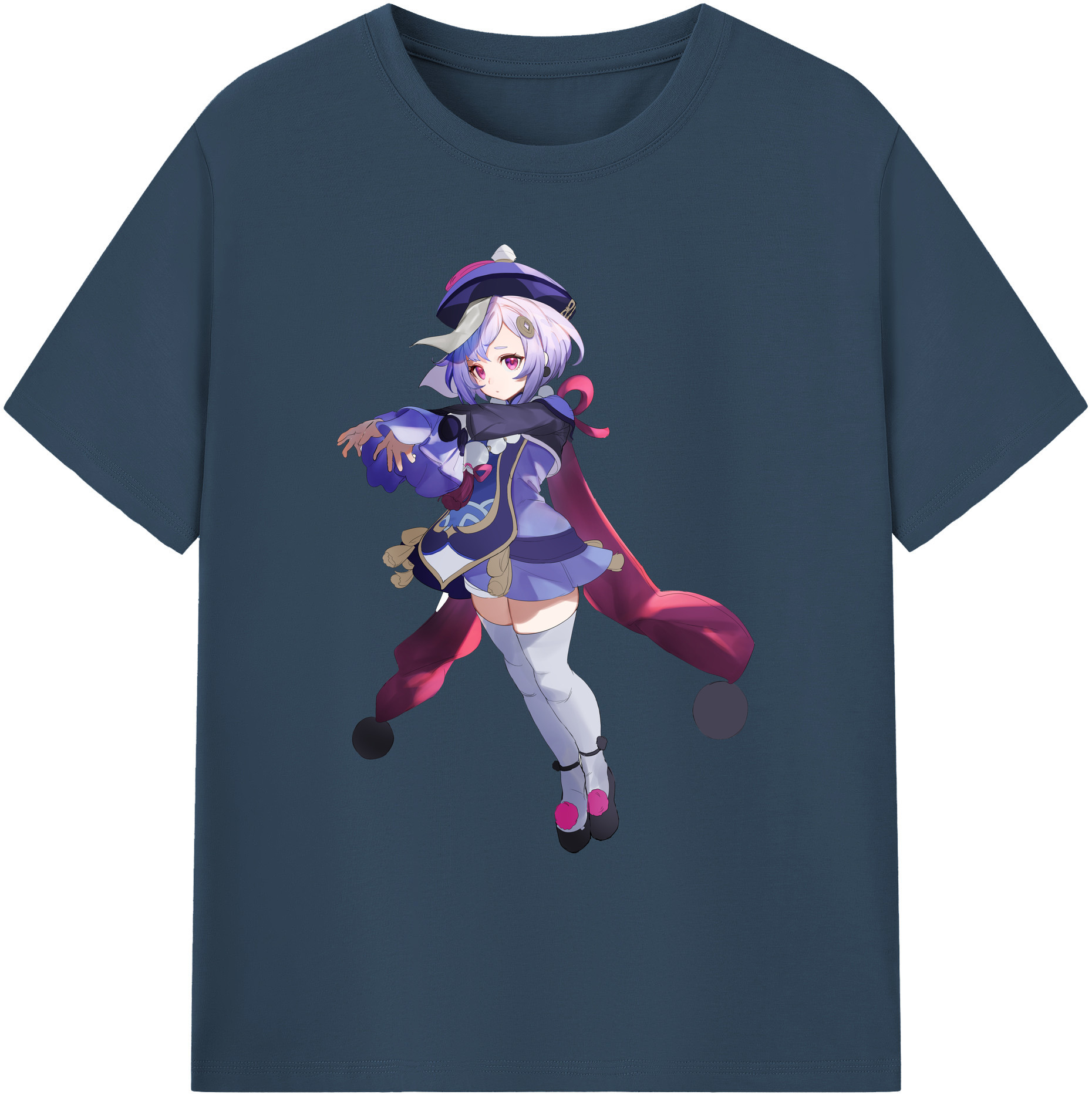 げんし神 七七 なな  genshin Nana 綿100％ メンズ半袖Tシャツ｜肌触りやわらか＆通気性