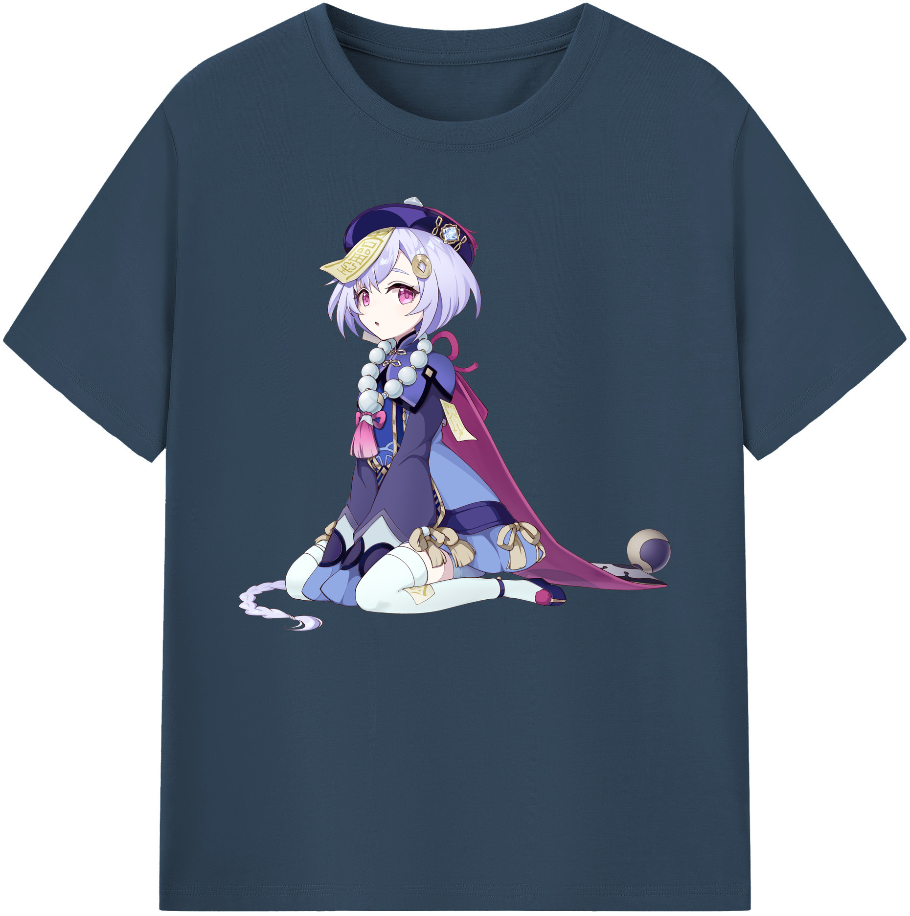 げんし神 七七 なな  genshin Nana 綿100％ メンズ半袖Tシャツ｜肌触りやわらか＆通気性
