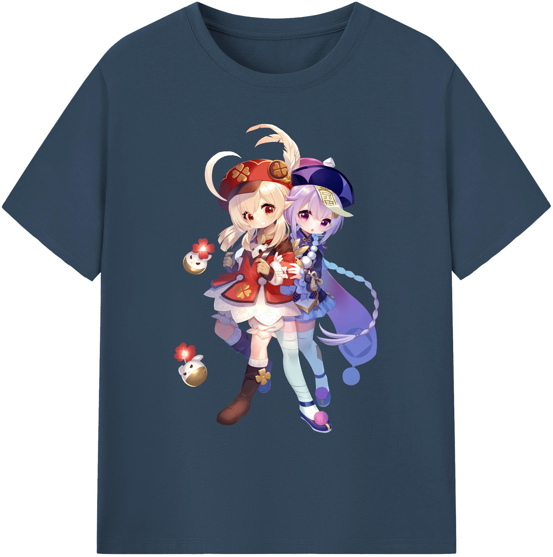 げんし神 七七 なな  genshin Nana 綿100％ メンズ半袖Tシャツ｜肌触りやわらか＆通気性
