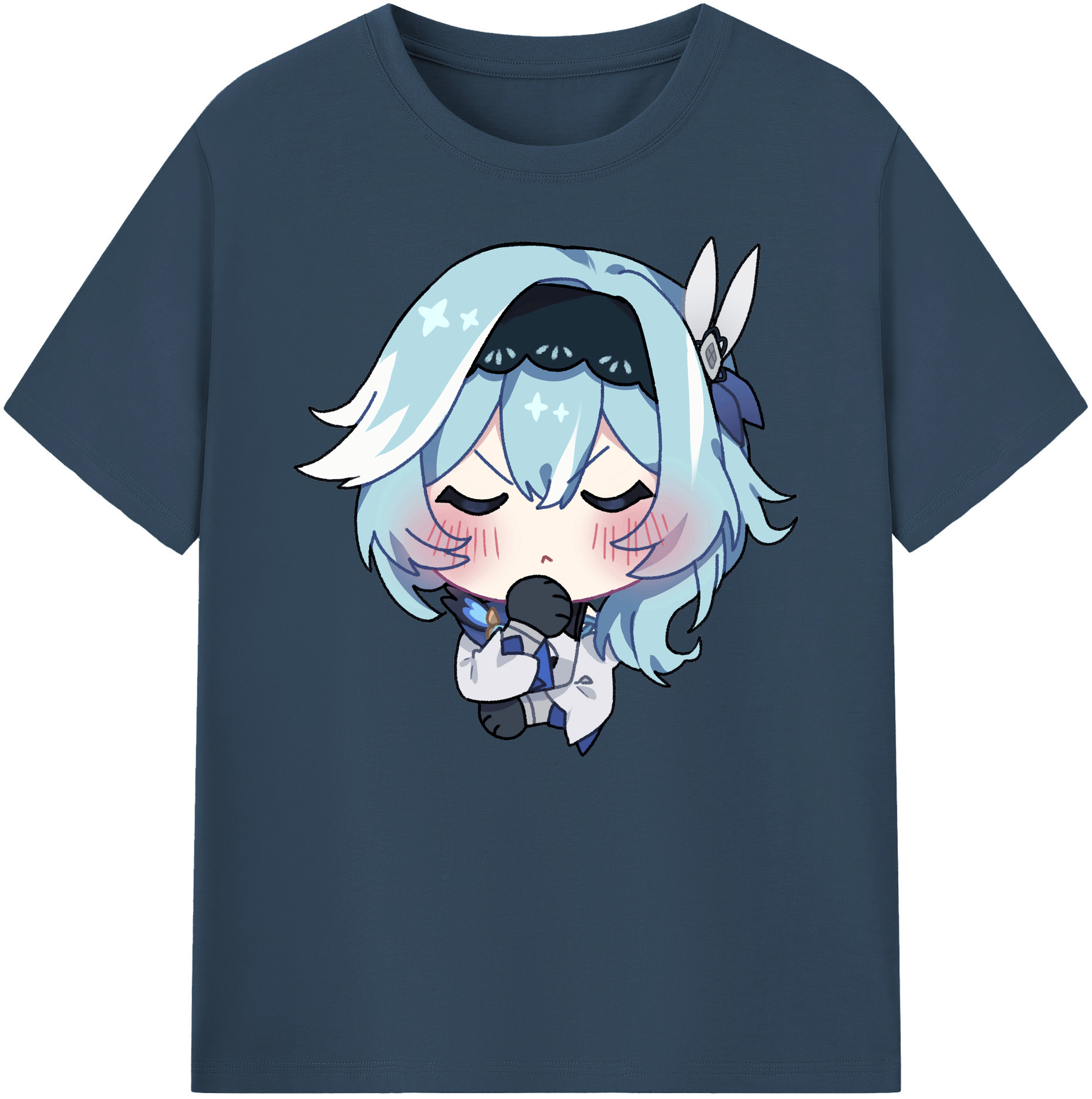 げんし神 优菈 ゆうら genshin Yūra 綿100％ メンズ半袖Tシャツ｜肌触りやわらか＆通気性