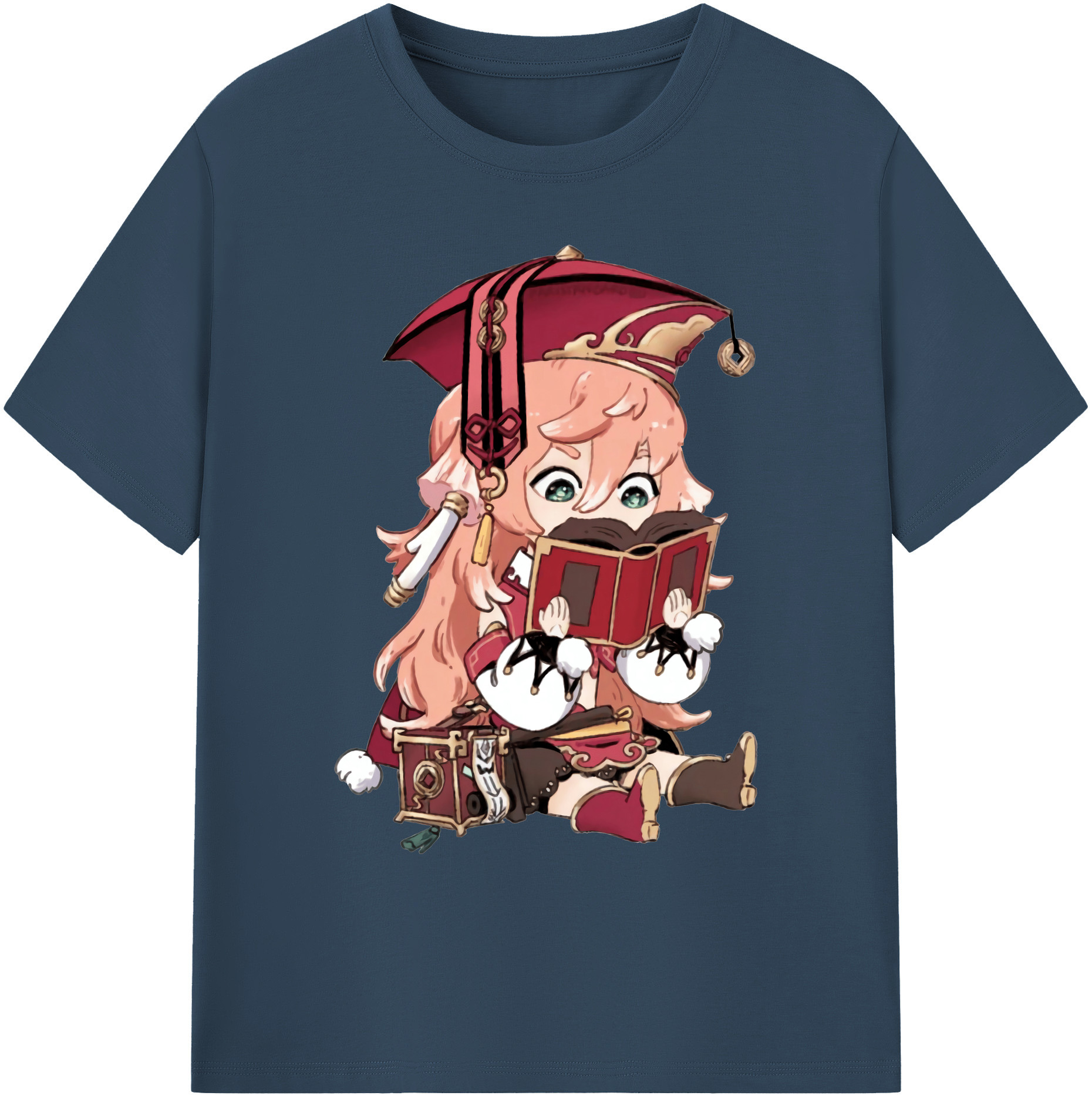 げんし神 ヤンフェイ genshin Yanfei 綿100％ メンズ半袖Tシャツ｜肌触りやわらか＆通気性