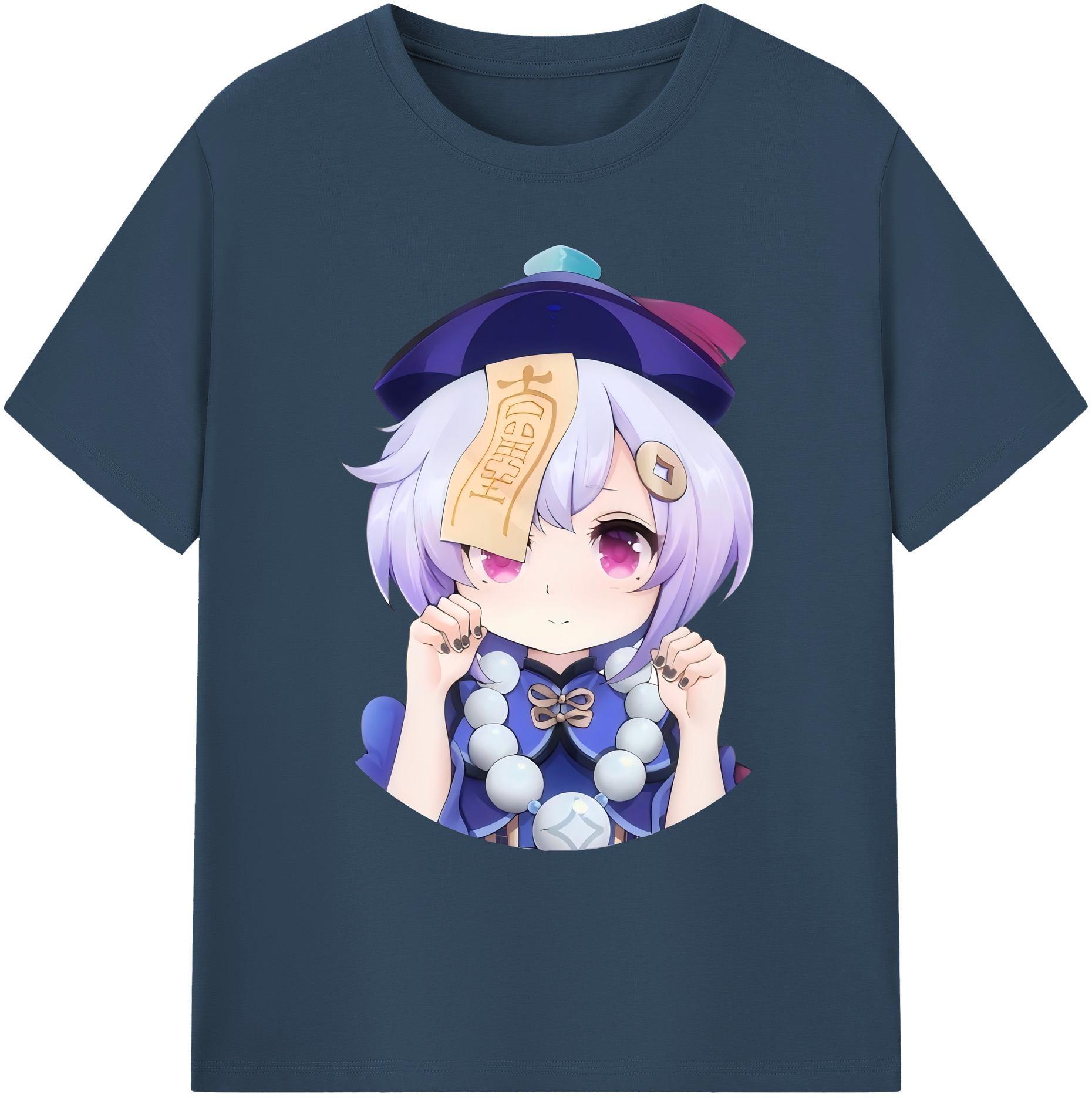 げんし神 七七 なな  genshin Nana 綿100％ メンズ半袖Tシャツ｜肌触りやわらか＆通気性