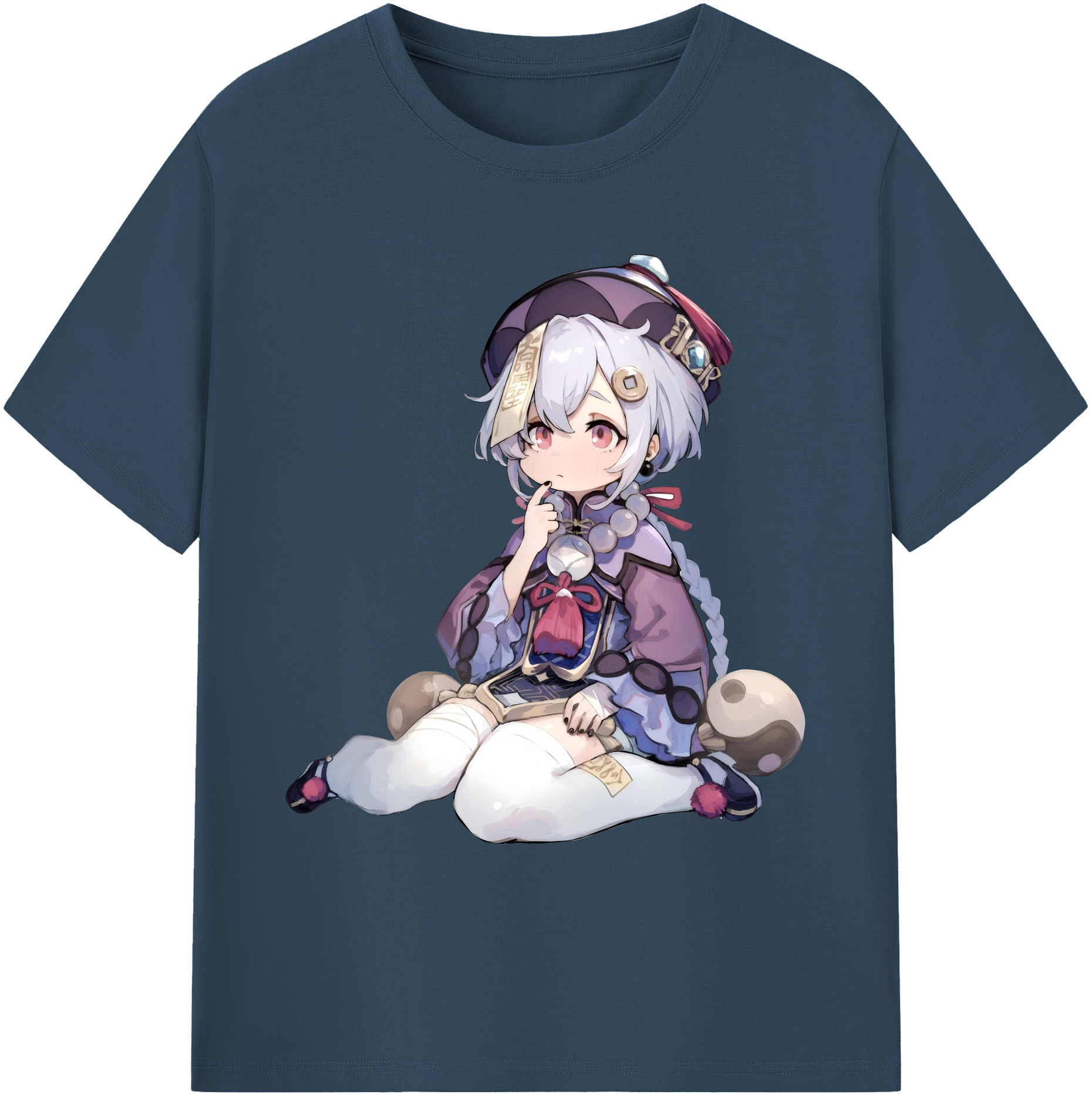 げんし神 七七 なな  genshin Nana 綿100％ メンズ半袖Tシャツ｜肌触りやわらか＆通気性