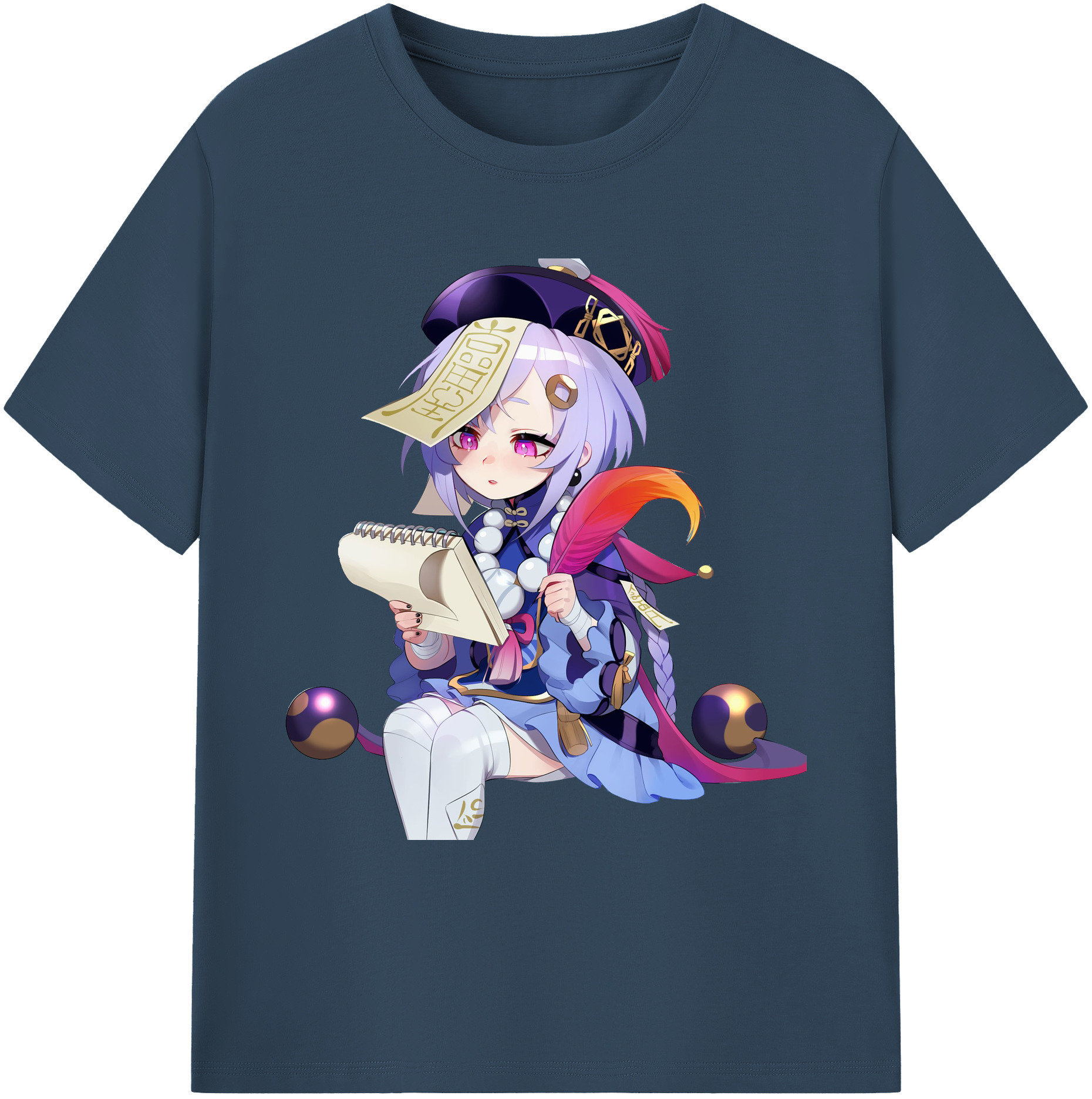 げんし神 七七 なな  genshin Nana 綿100％ メンズ半袖Tシャツ｜肌触りやわらか＆通気性