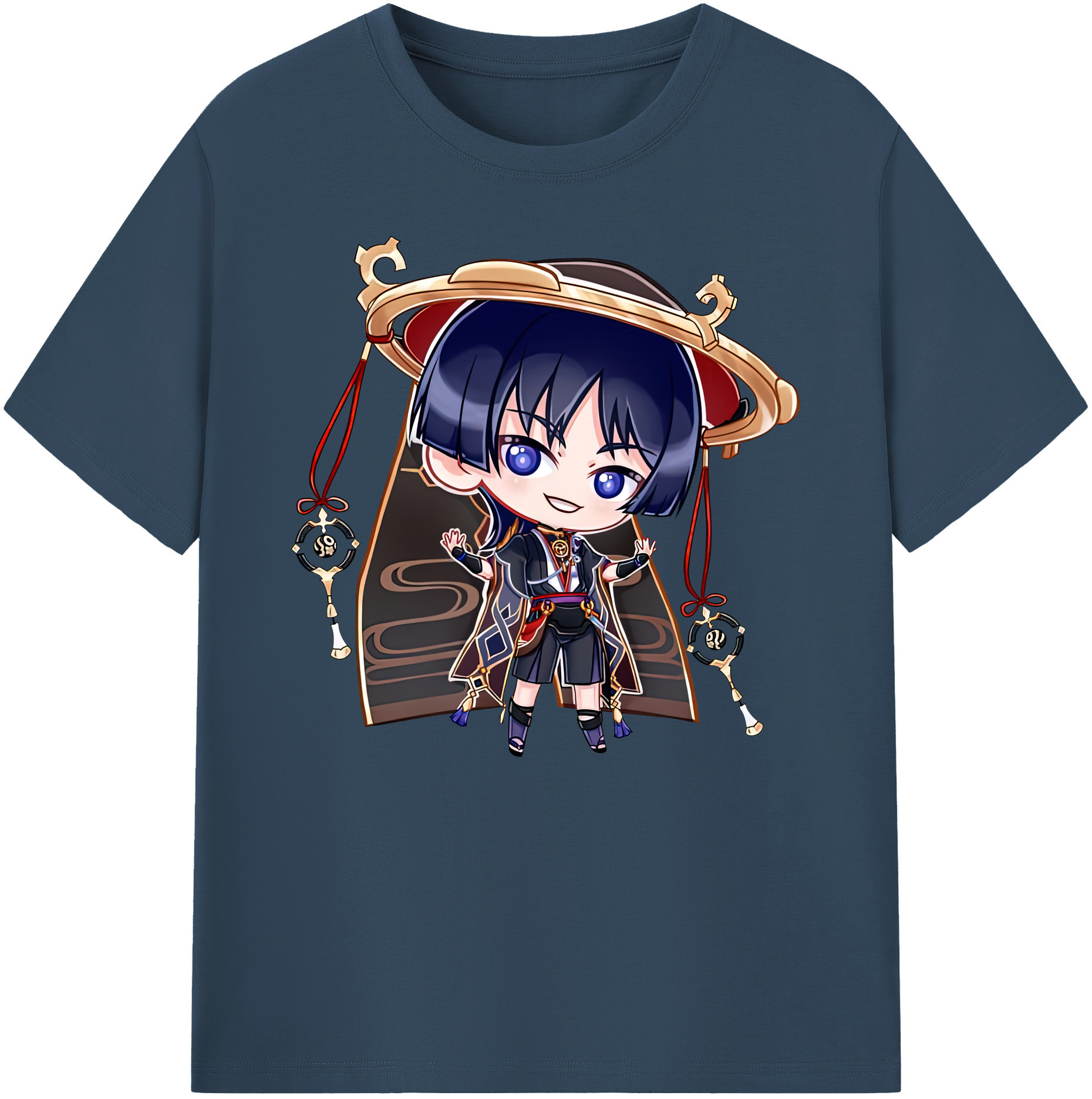 げんし神 さんペい genshin Sanpei 綿100％ メンズ半袖Tシャツ｜肌触りやわらか＆通気性