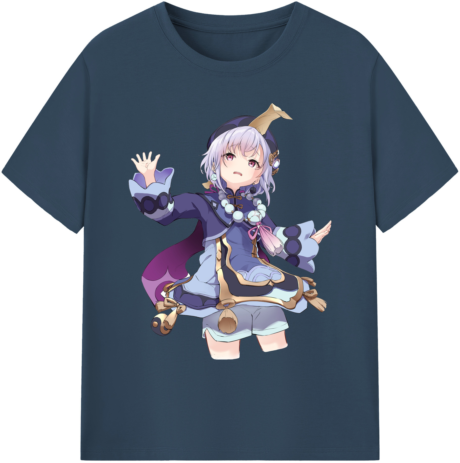 げんし神 七七 なな  genshin Nana 綿100％ メンズ半袖Tシャツ｜肌触りやわらか＆通気性