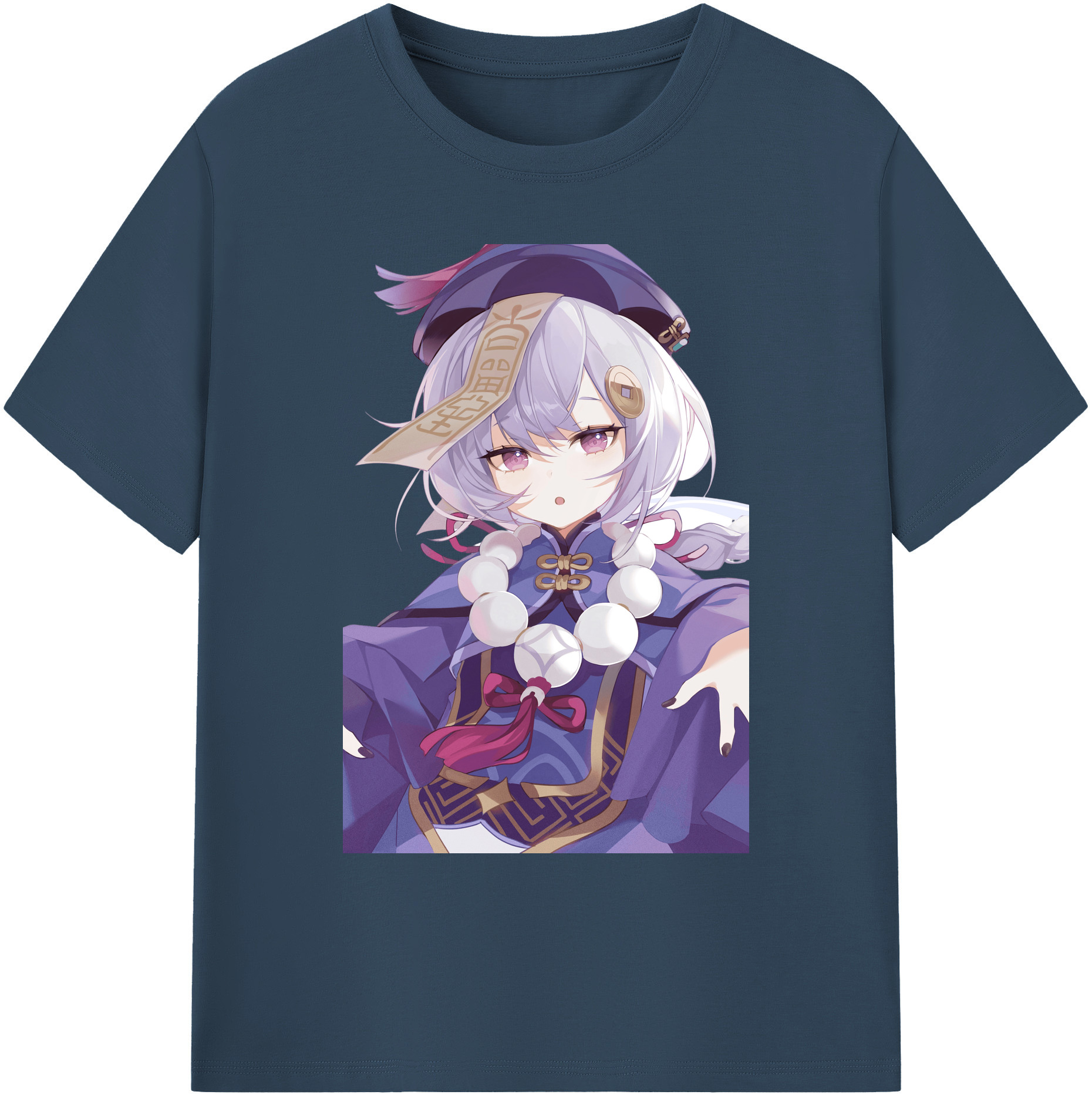 げんし神 七七 なな  genshin Nana 綿100％ メンズ半袖Tシャツ｜肌触りやわらか＆通気性
