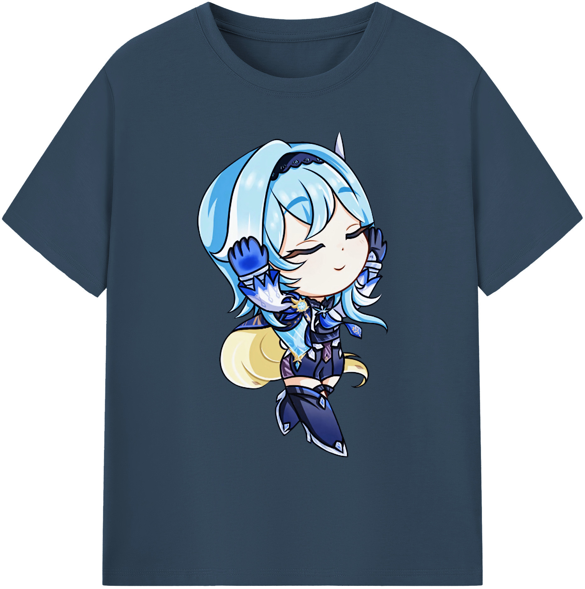 げんし神 优菈 ゆうら genshin Yūra 綿100％ メンズ半袖Tシャツ｜肌触りやわらか＆通気性