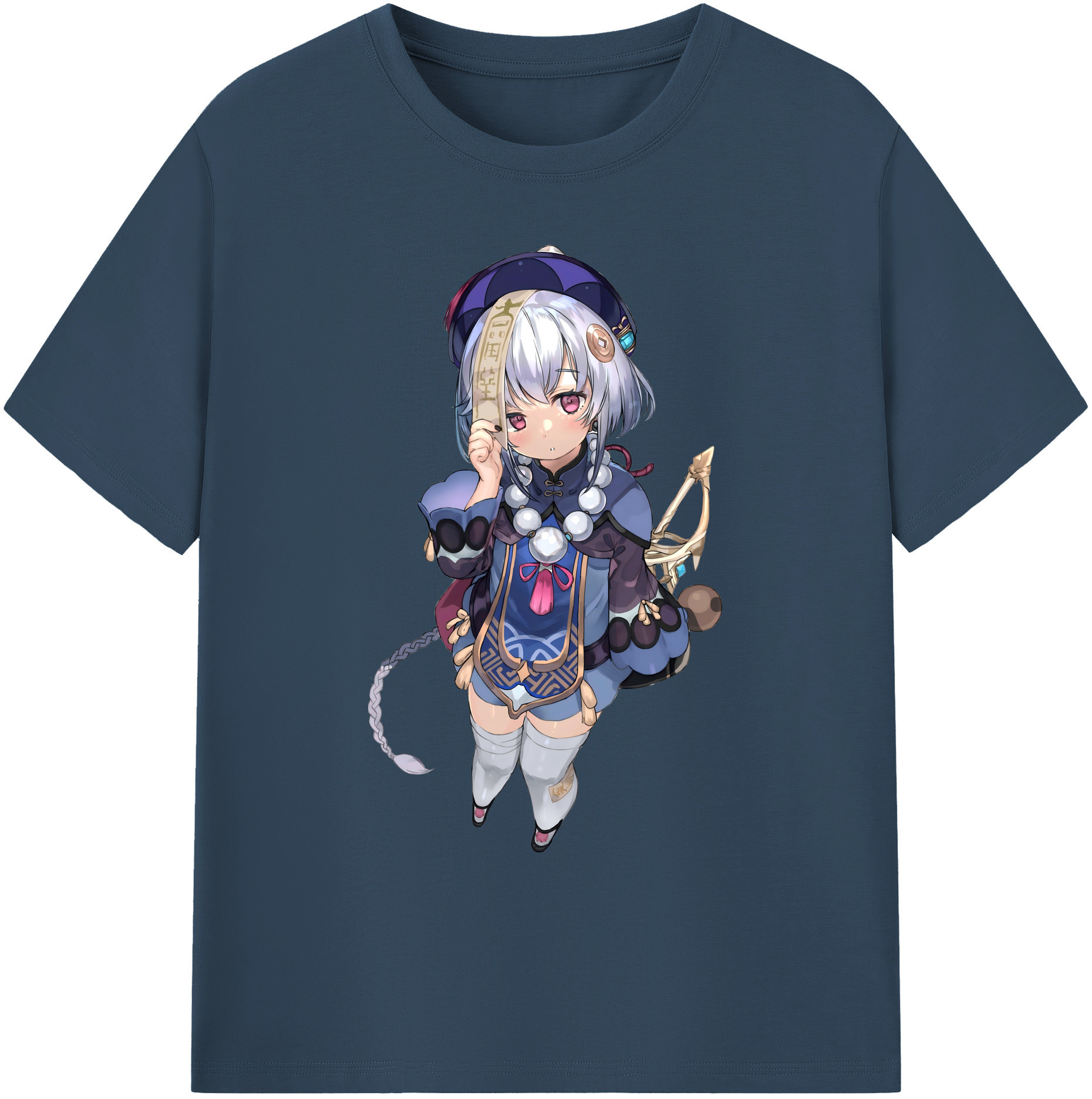 げんし神 七七 なな  genshin Nana 綿100％ メンズ半袖Tシャツ｜肌触りやわらか＆通気性