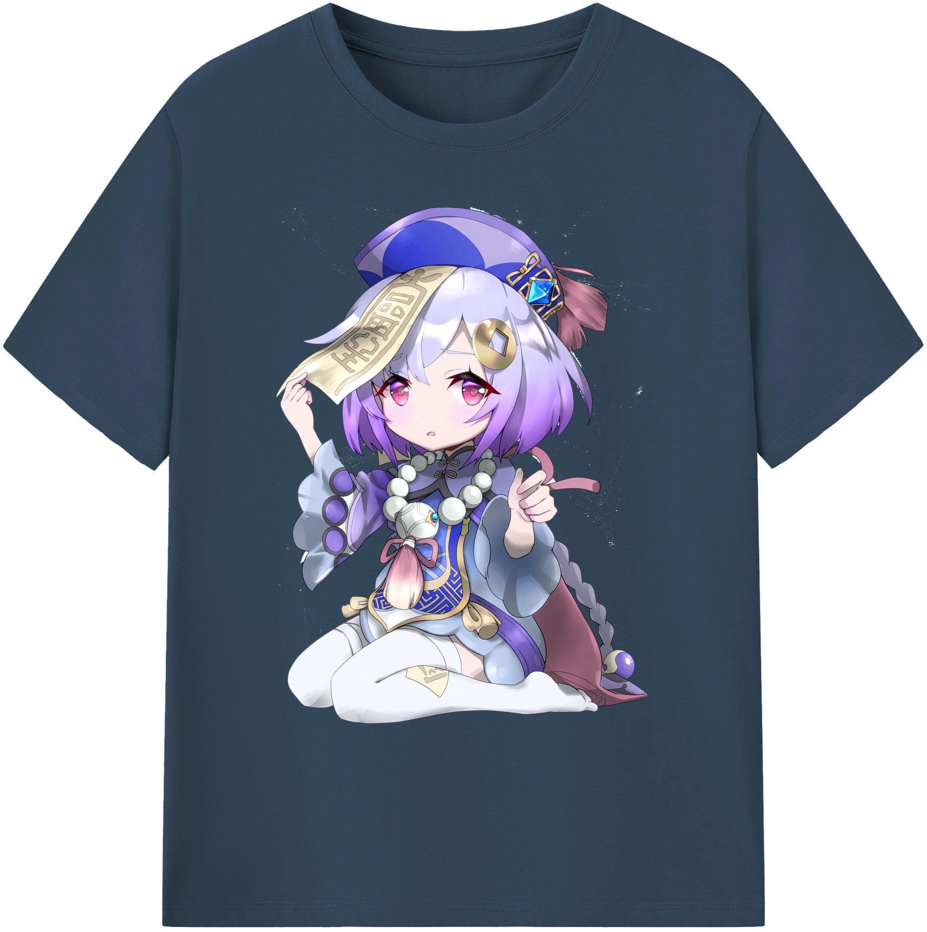 げんし神 七七 なな  genshin Nana 綿100％ メンズ半袖Tシャツ｜肌触りやわらか＆通気性