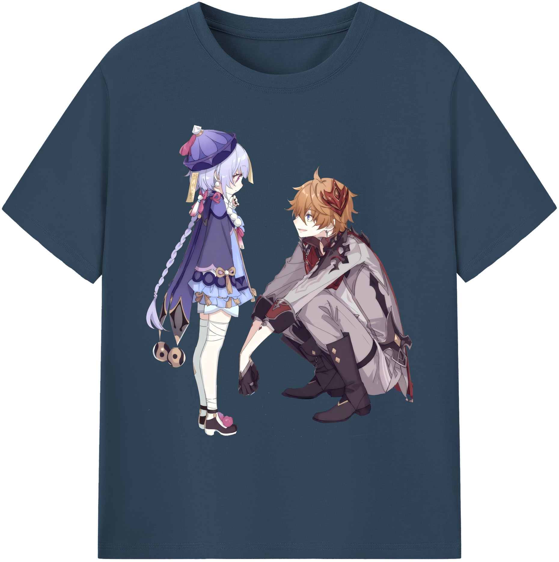 げんし神 七七 なな  genshin Nana 綿100％ メンズ半袖Tシャツ｜肌触りやわらか＆通気性