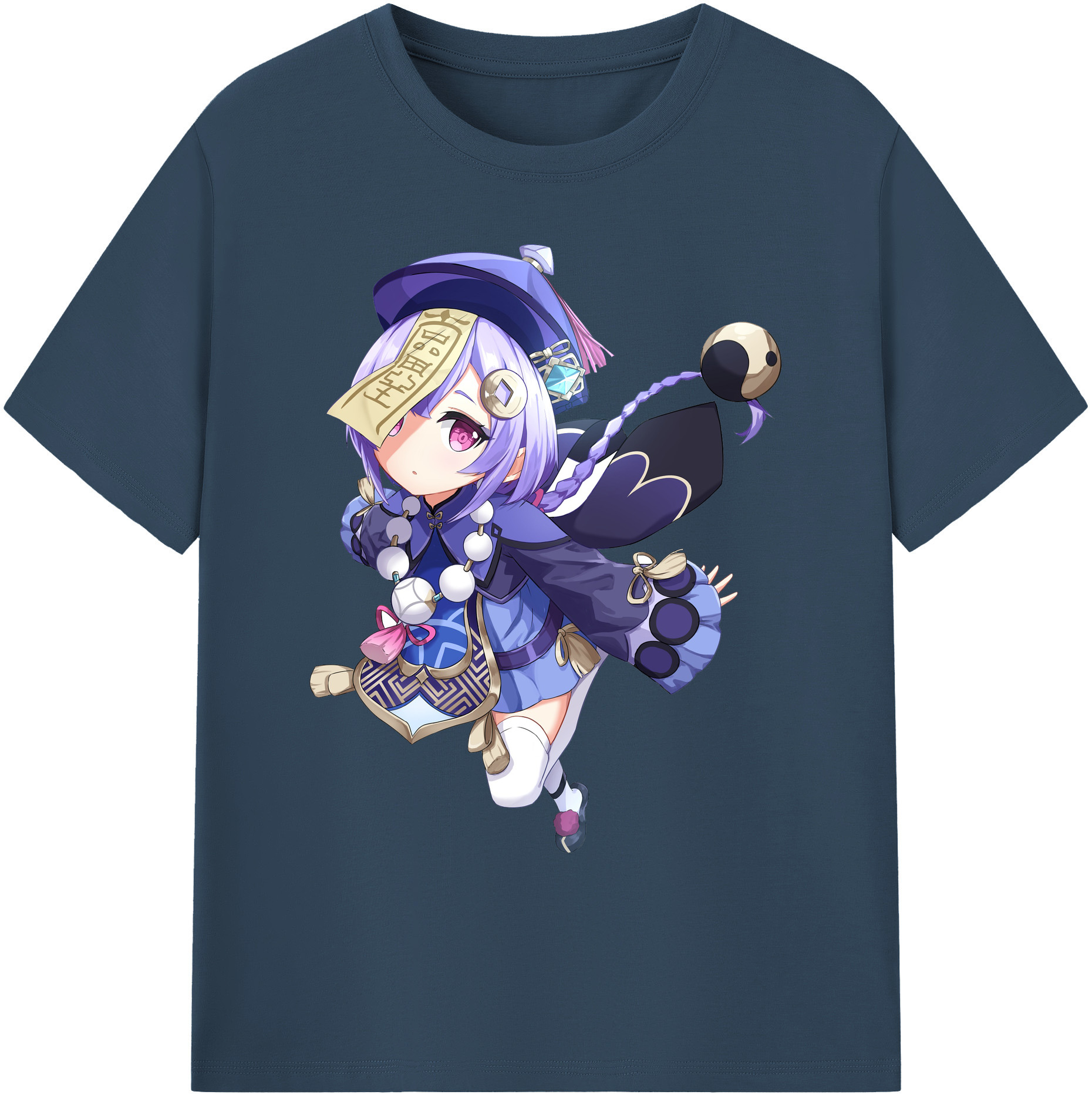 げんし神 七七 なな  genshin Nana 綿100％ メンズ半袖Tシャツ｜肌触りやわらか＆通気性