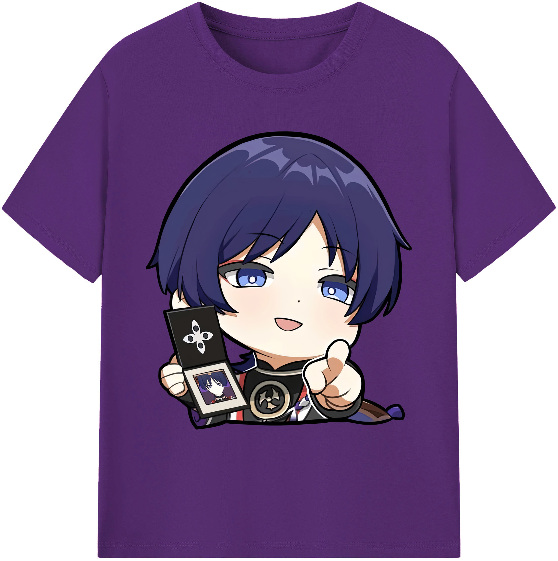 げんし神 さんペい genshin Sanpei 綿100％ メンズ半袖Tシャツ｜肌触りやわらか＆通気性