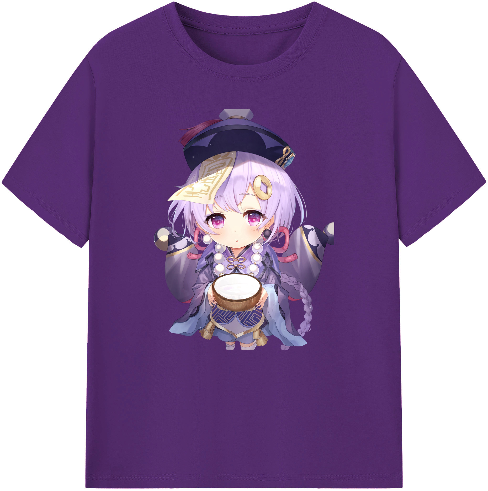 げんし神 七七 なな  genshin Nana 綿100％ メンズ半袖Tシャツ｜肌触りやわらか＆通気性