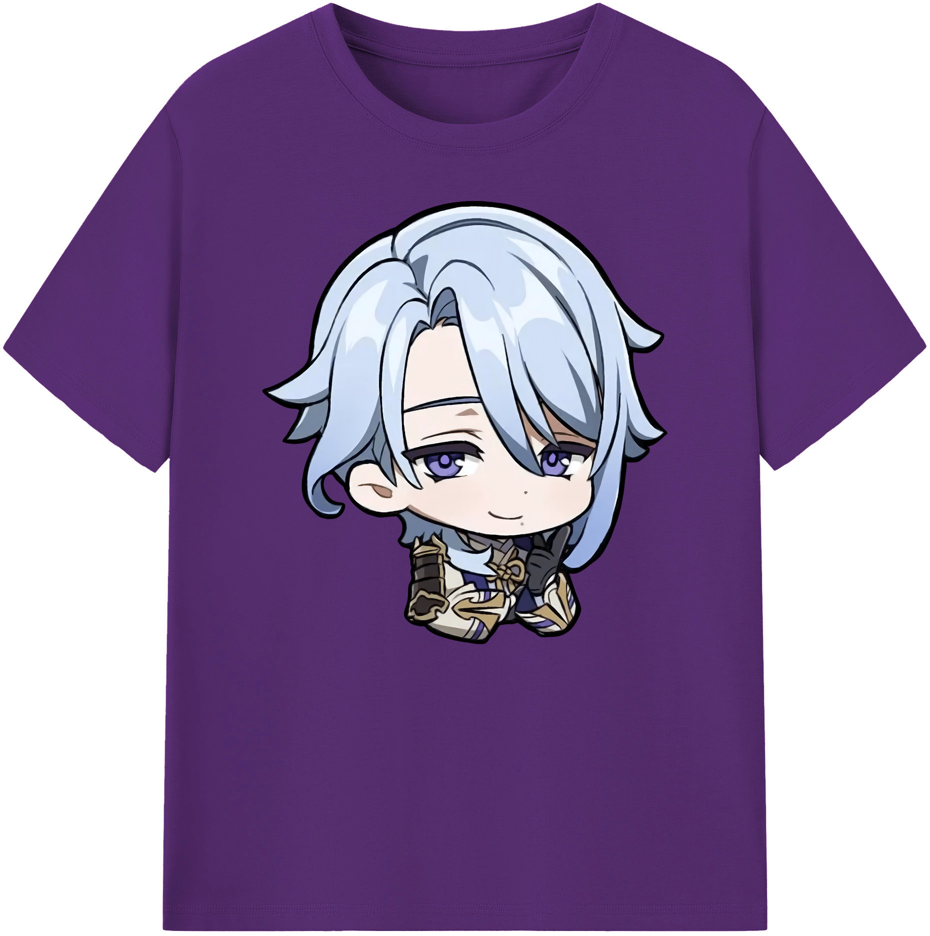 げんし神 神里綾人 かみさとあやと genshin Kamisato Ayato 綿100％ メンズ半袖Tシャツ｜肌触りやわらか＆通気性
