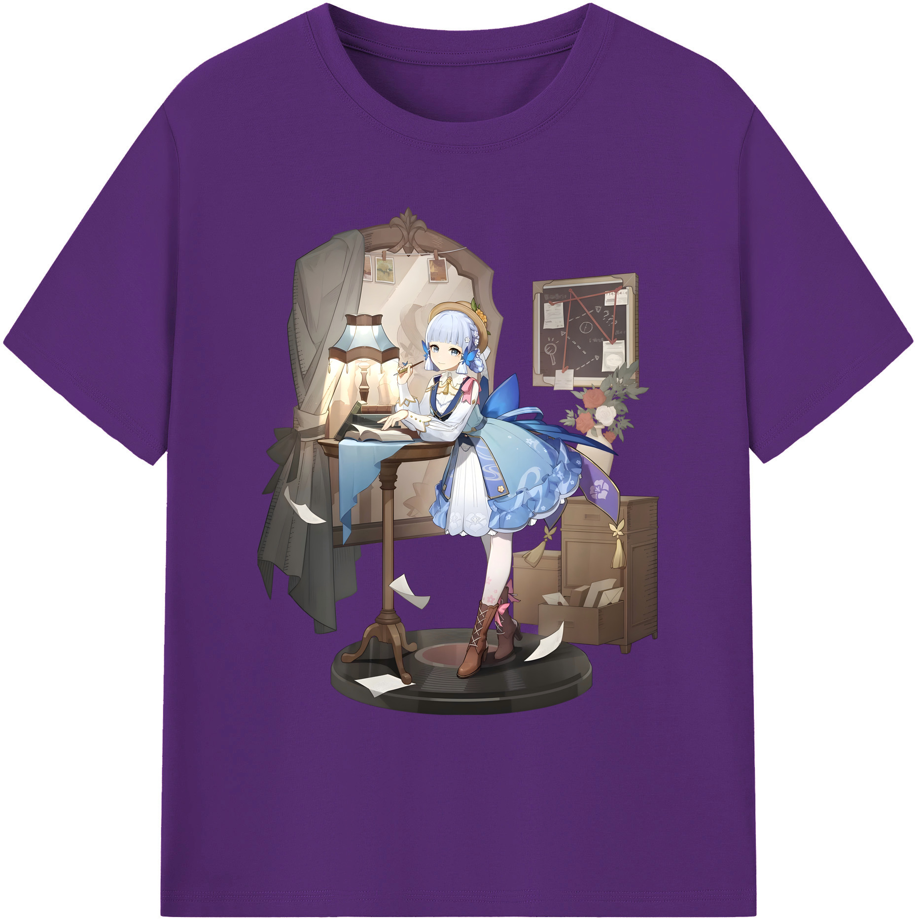 げんし神 神里綾華 神宮寺レン genshin Kamimiya Ren 綿100％ メンズ半袖Tシャツ｜肌触りやわらか＆通気性