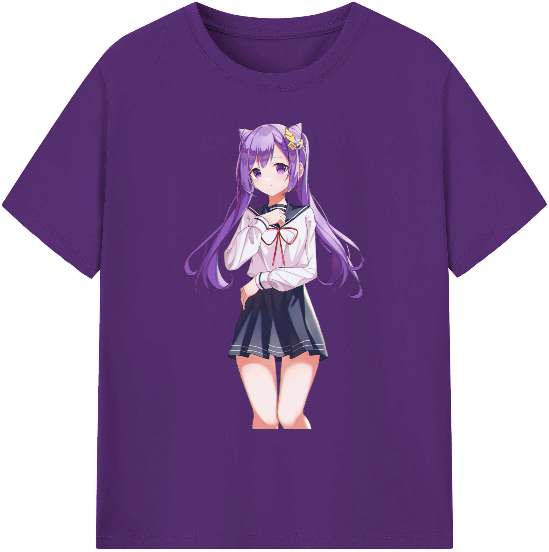 げんし神 刻晴 こくせい genshin Kokusei 綿100％ メンズ半袖Tシャツ｜肌触りやわらか＆通気性