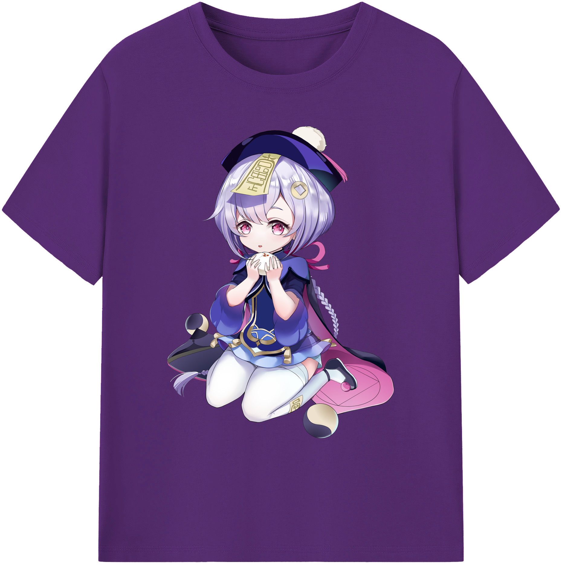 げんし神 七七 なな  genshin Nana 綿100％ メンズ半袖Tシャツ｜肌触りやわらか＆通気性