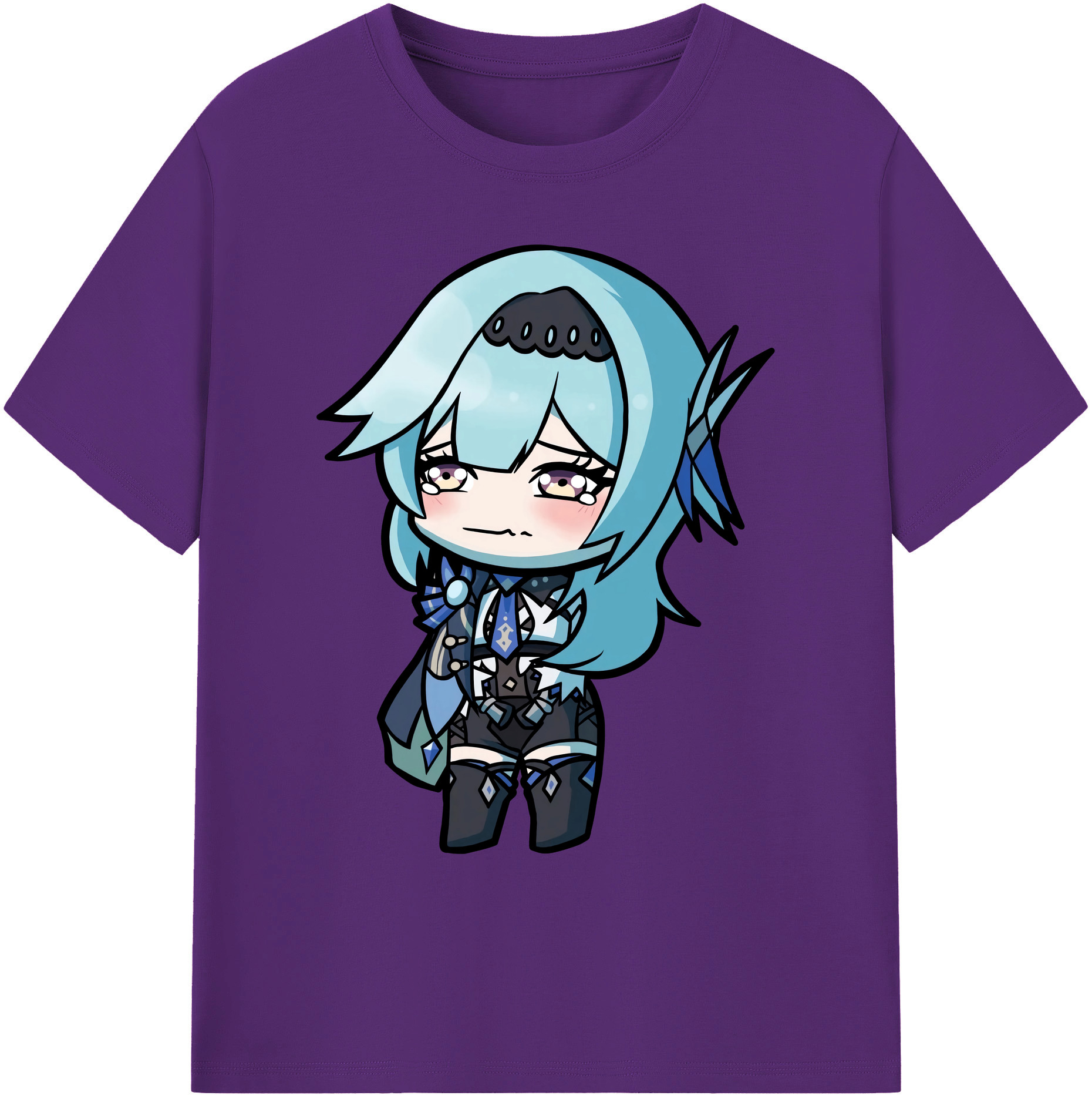 げんし神 优菈 ゆうら genshin Yūra 綿100％ メンズ半袖Tシャツ｜肌触りやわらか＆通気性