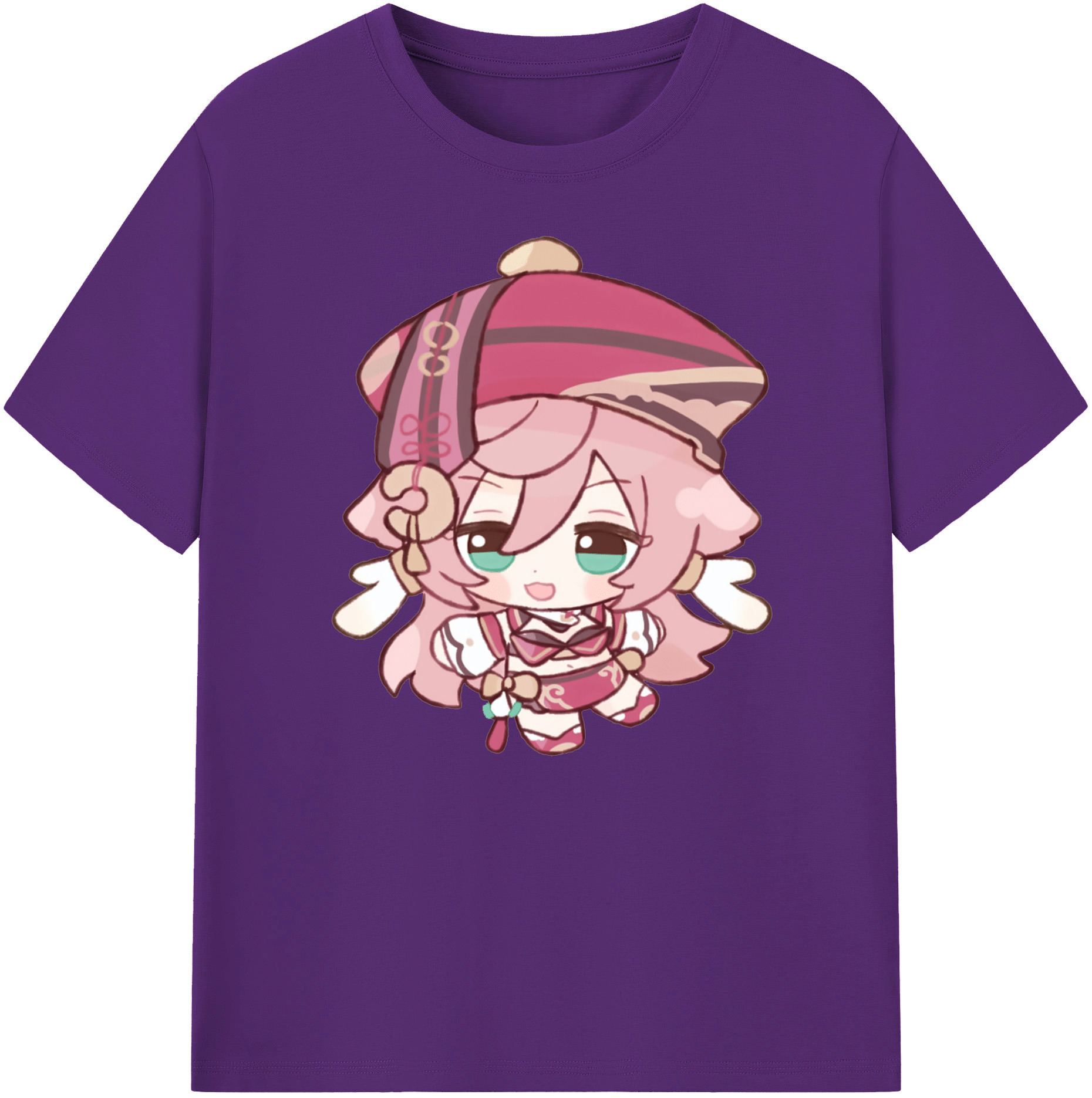 げんし神 ヤンフェイ genshin Yanfei 綿100％ メンズ半袖Tシャツ｜肌触りやわらか＆通気性