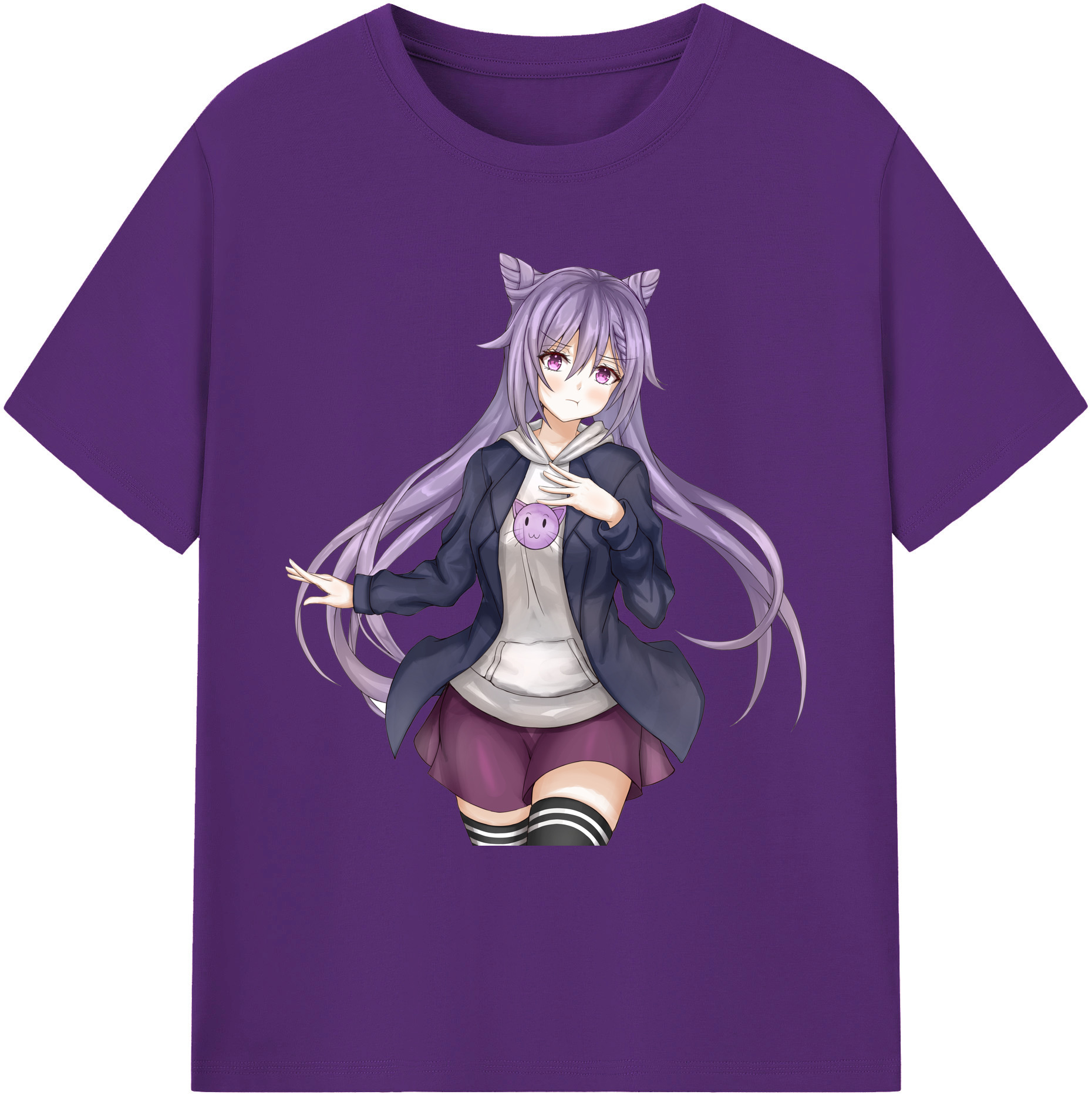 げんし神 刻晴 こくせい genshin Kokusei 綿100％ メンズ半袖Tシャツ｜肌触りやわらか＆通気性