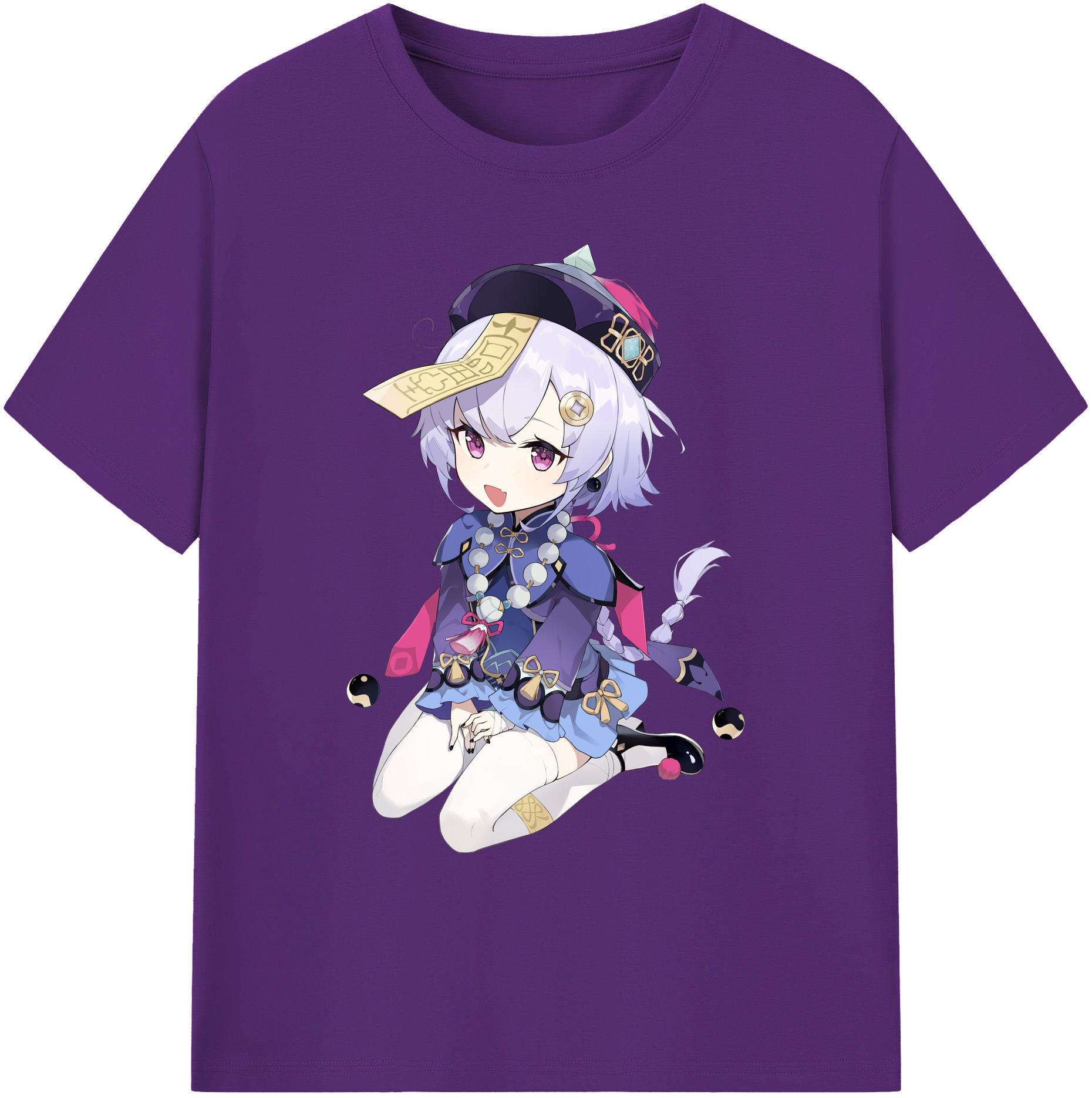 げんし神 七七 なな  genshin Nana 綿100％ メンズ半袖Tシャツ｜肌触りやわらか＆通気性