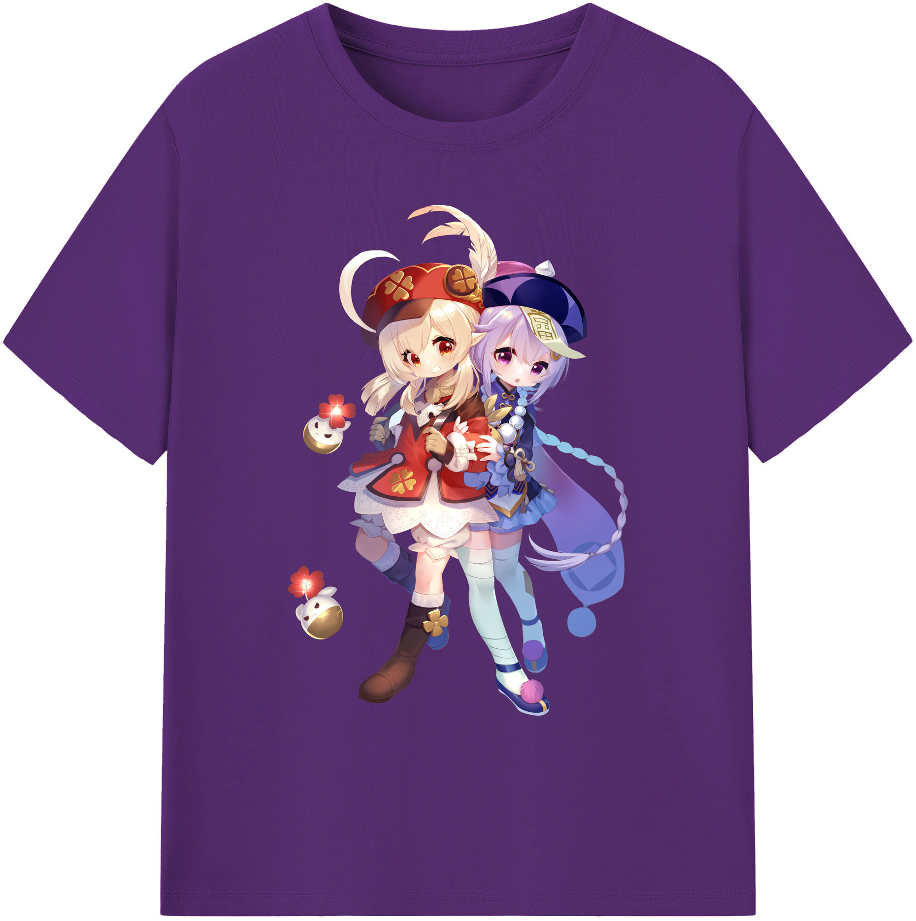げんし神 七七 なな  genshin Nana 綿100％ メンズ半袖Tシャツ｜肌触りやわらか＆通気性