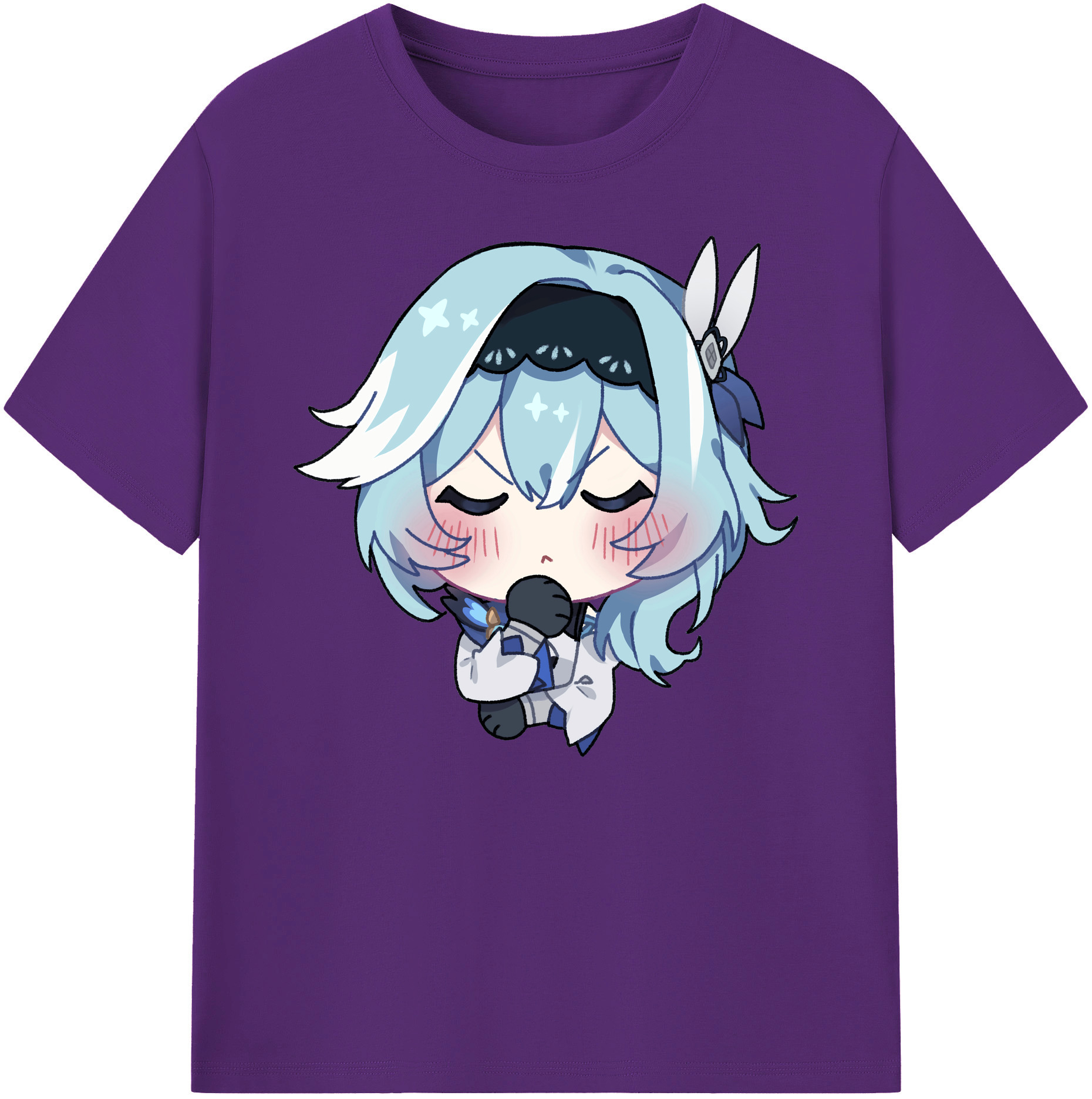 げんし神 优菈 ゆうら genshin Yūra 綿100％ メンズ半袖Tシャツ｜肌触りやわらか＆通気性