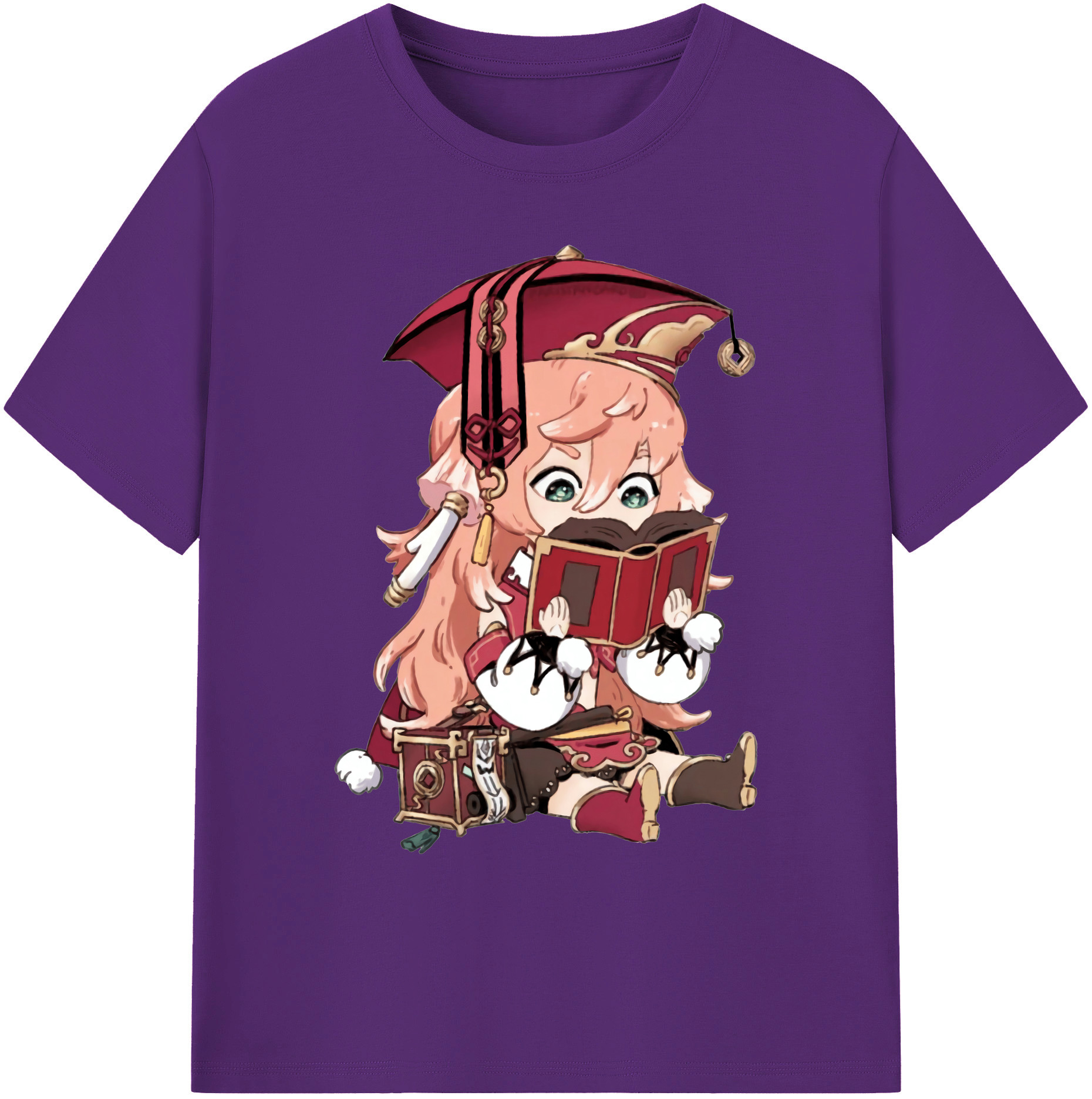 げんし神 ヤンフェイ genshin Yanfei 綿100％ メンズ半袖Tシャツ｜肌触りやわらか＆通気性