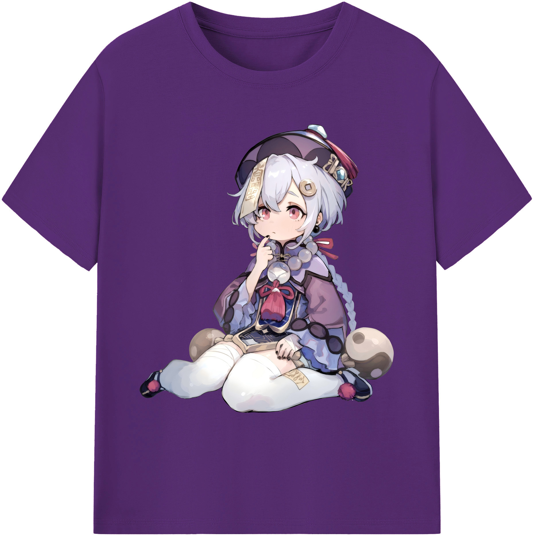 げんし神 七七 なな  genshin Nana 綿100％ メンズ半袖Tシャツ｜肌触りやわらか＆通気性