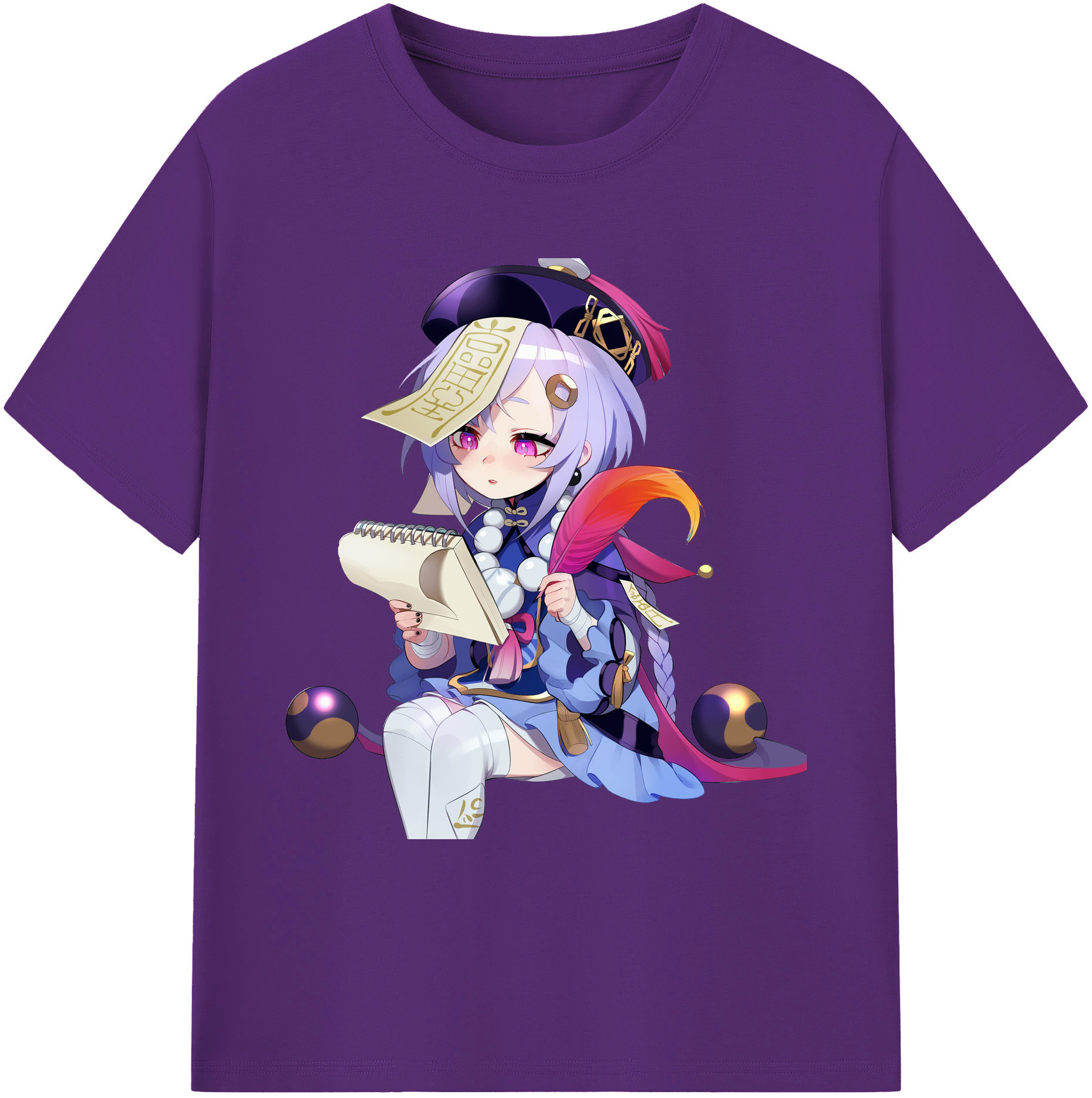 げんし神 七七 なな  genshin Nana 綿100％ メンズ半袖Tシャツ｜肌触りやわらか＆通気性
