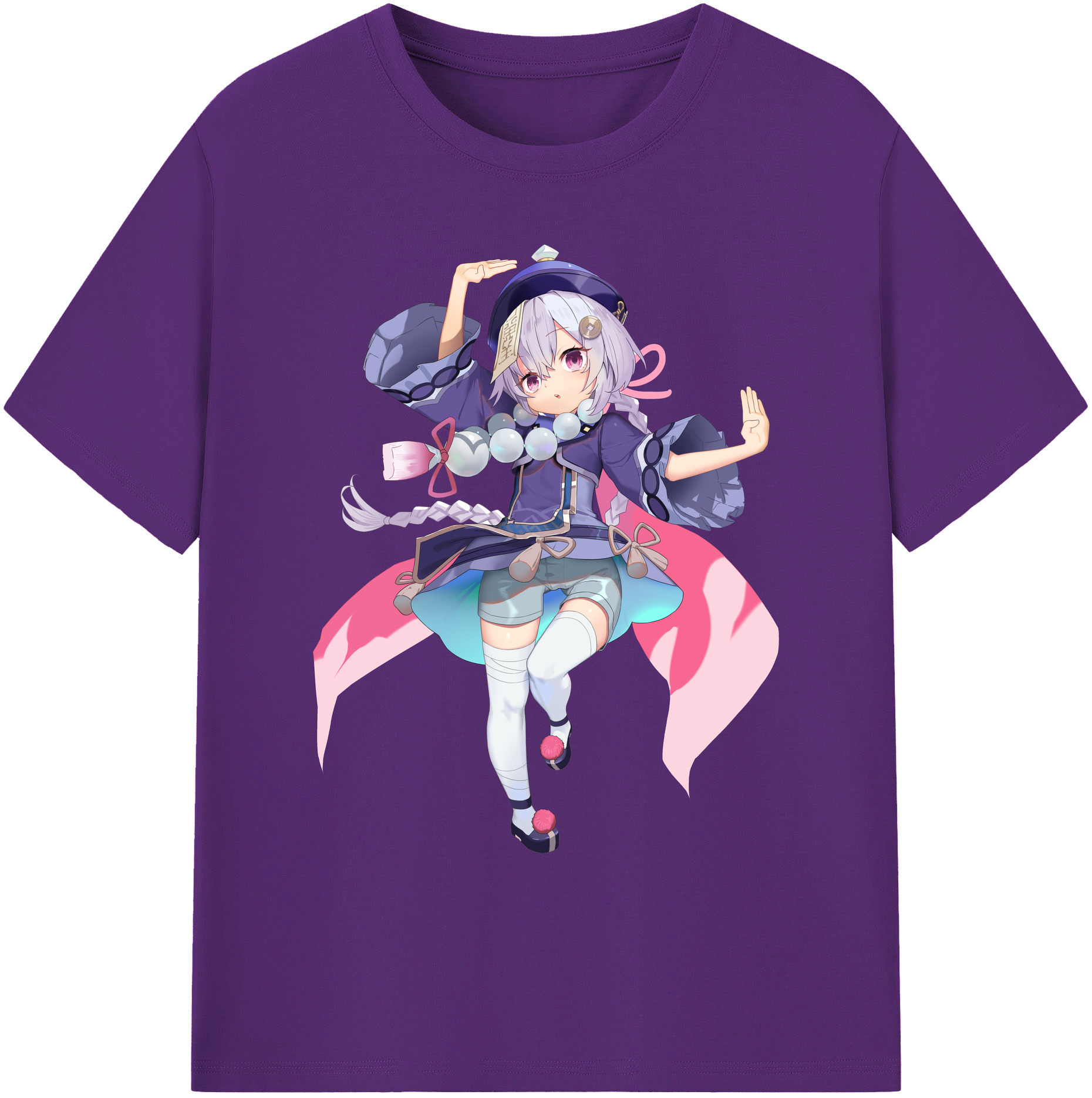 げんし神 七七 なな  genshin Nana 綿100％ メンズ半袖Tシャツ｜肌触りやわらか＆通気性