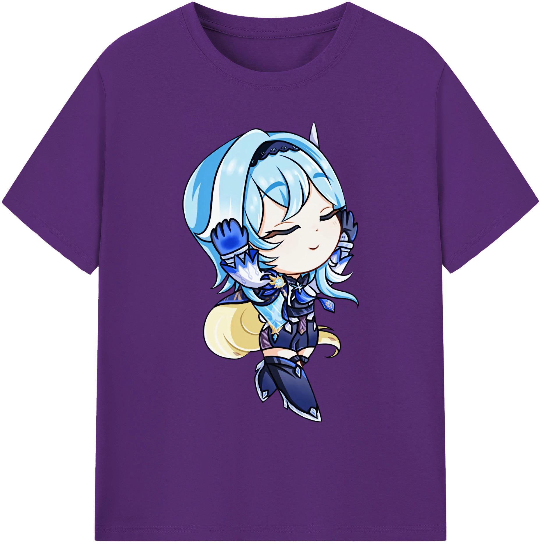 げんし神 优菈 ゆうら genshin Yūra 綿100％ メンズ半袖Tシャツ｜肌触りやわらか＆通気性