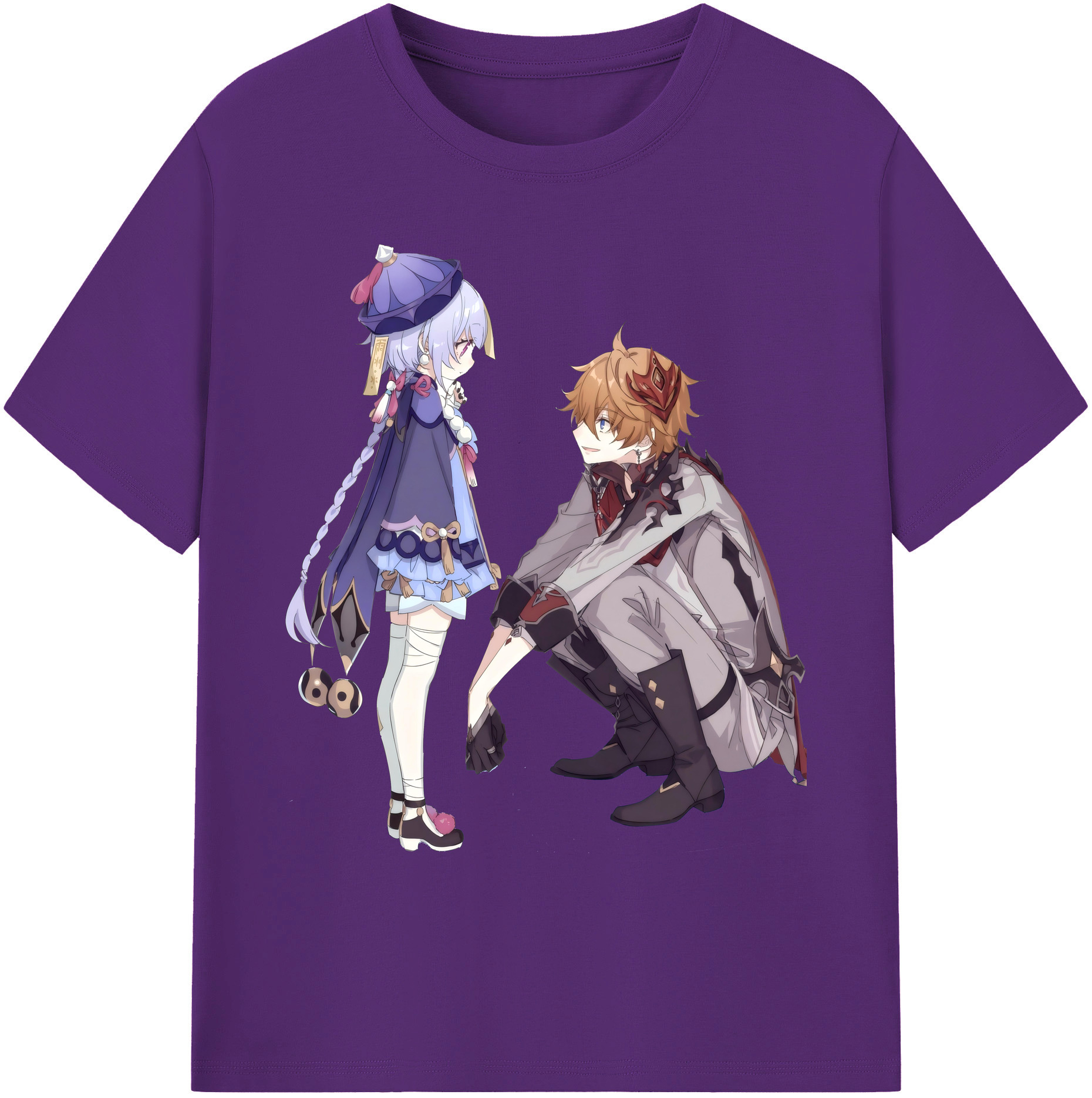 げんし神 七七 なな  genshin Nana 綿100％ メンズ半袖Tシャツ｜肌触りやわらか＆通気性