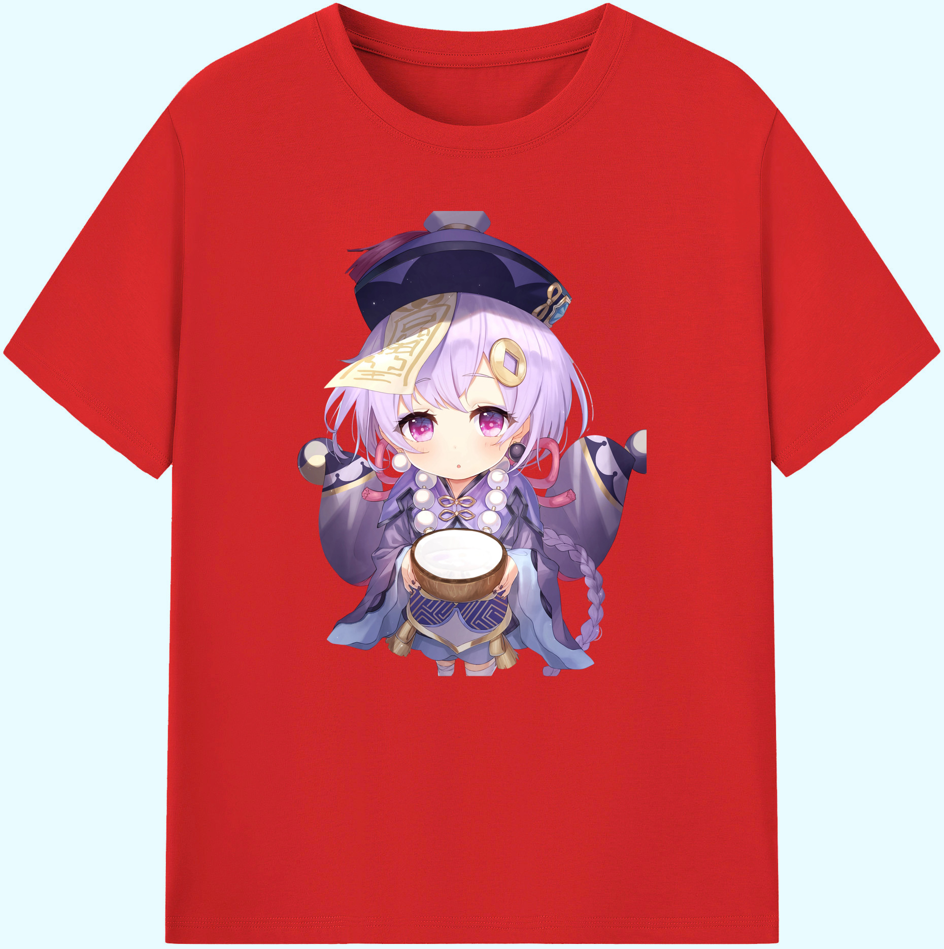 げんし神 七七 なな  genshin Nana 綿100％ メンズ半袖Tシャツ｜肌触りやわらか＆通気性