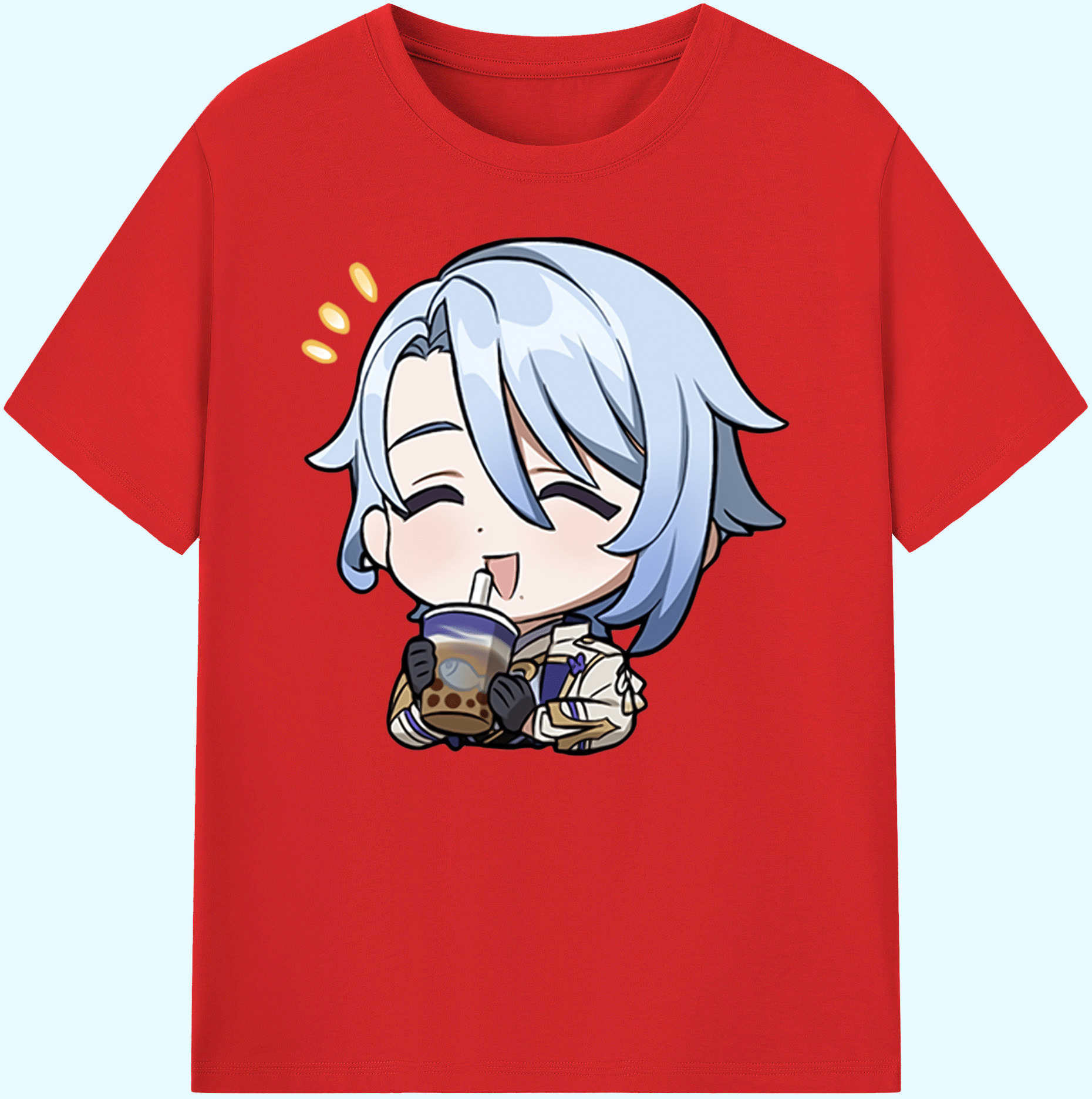 げんし神 神里綾人 かみさとあやと genshin Kamisato Ayato 綿100％ メンズ半袖Tシャツ｜肌触りやわらか＆通気性