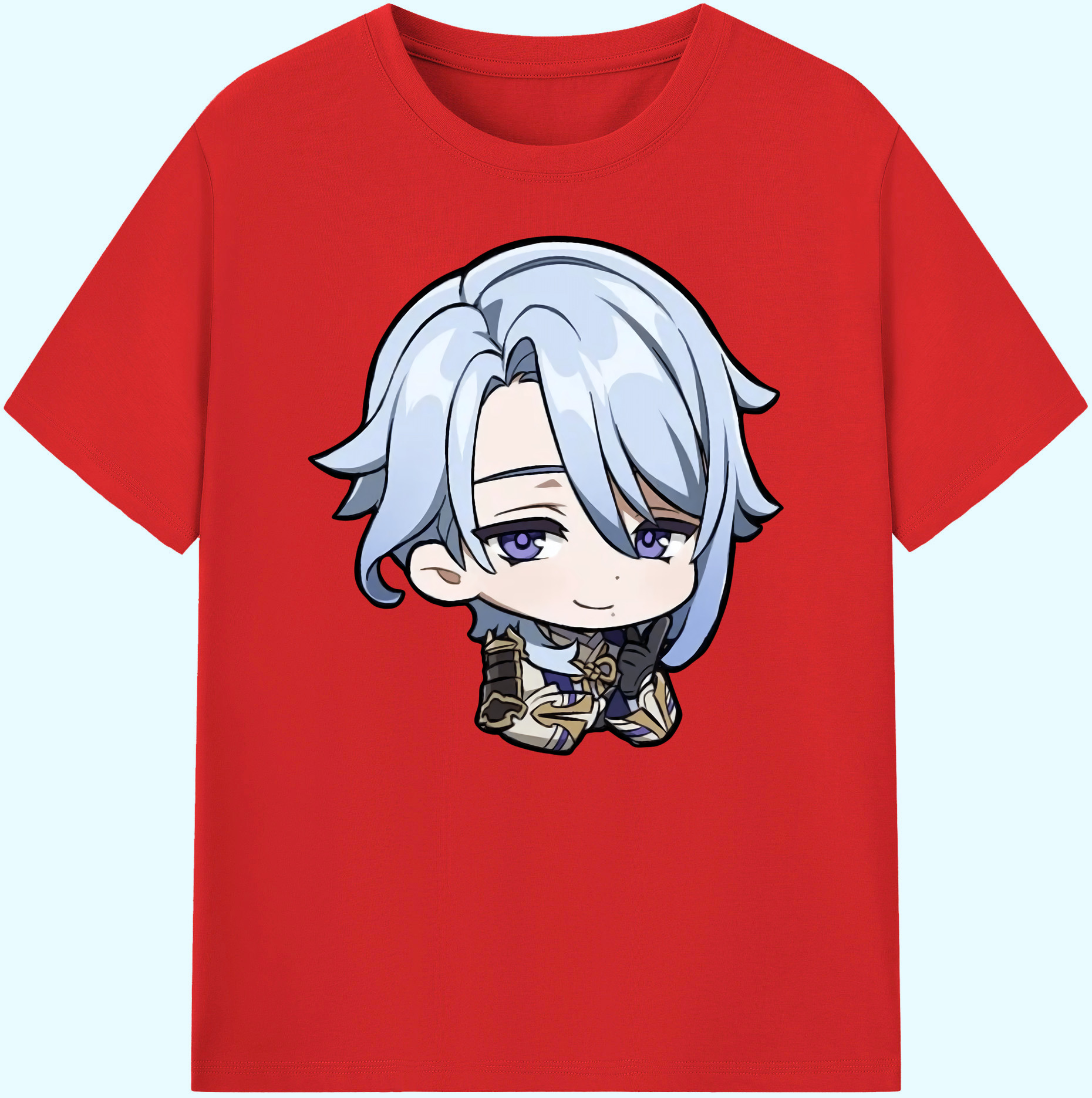げんし神 神里綾人 かみさとあやと genshin Kamisato Ayato 綿100％ メンズ半袖Tシャツ｜肌触りやわらか＆通気性