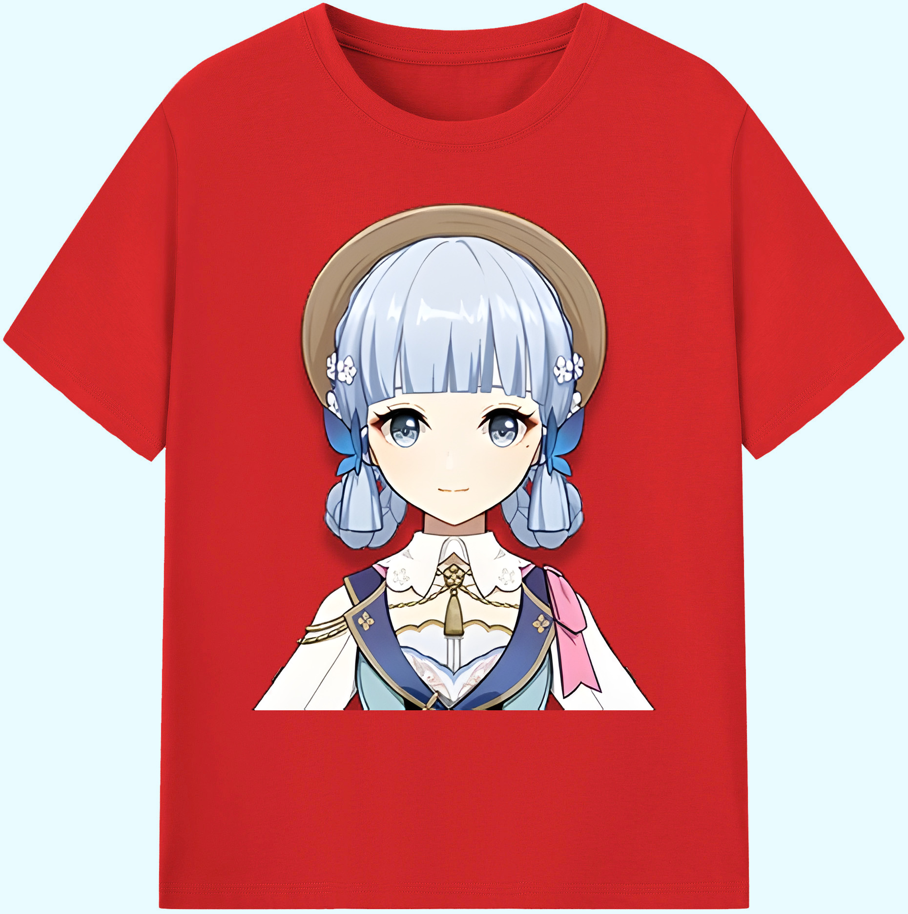 げんし神 神里綾華 神宮寺レン genshin Kamimiya Ren 綿100％ メンズ半袖Tシャツ｜肌触りやわらか＆通気性